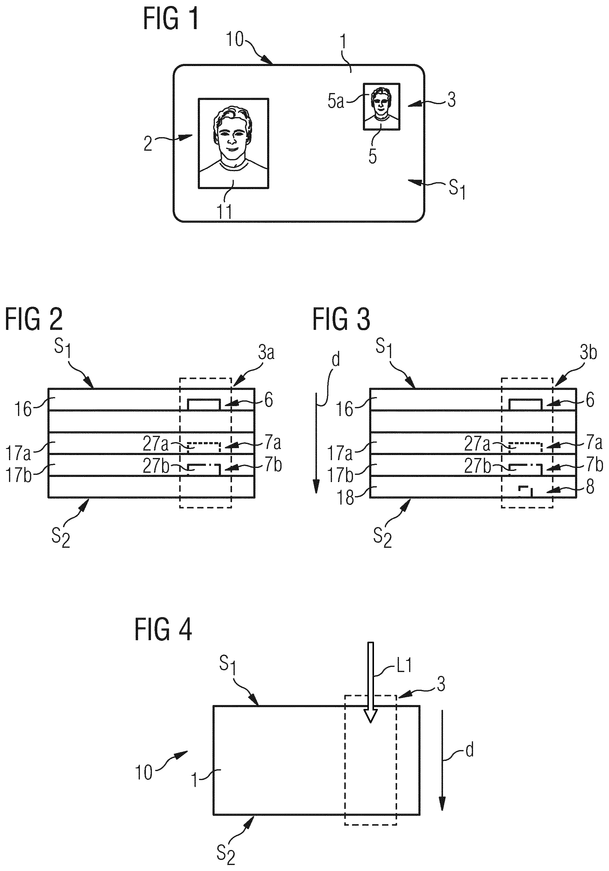 Patent US12365196 — Personalizable security document and method of manufacturing the same — Figure 1