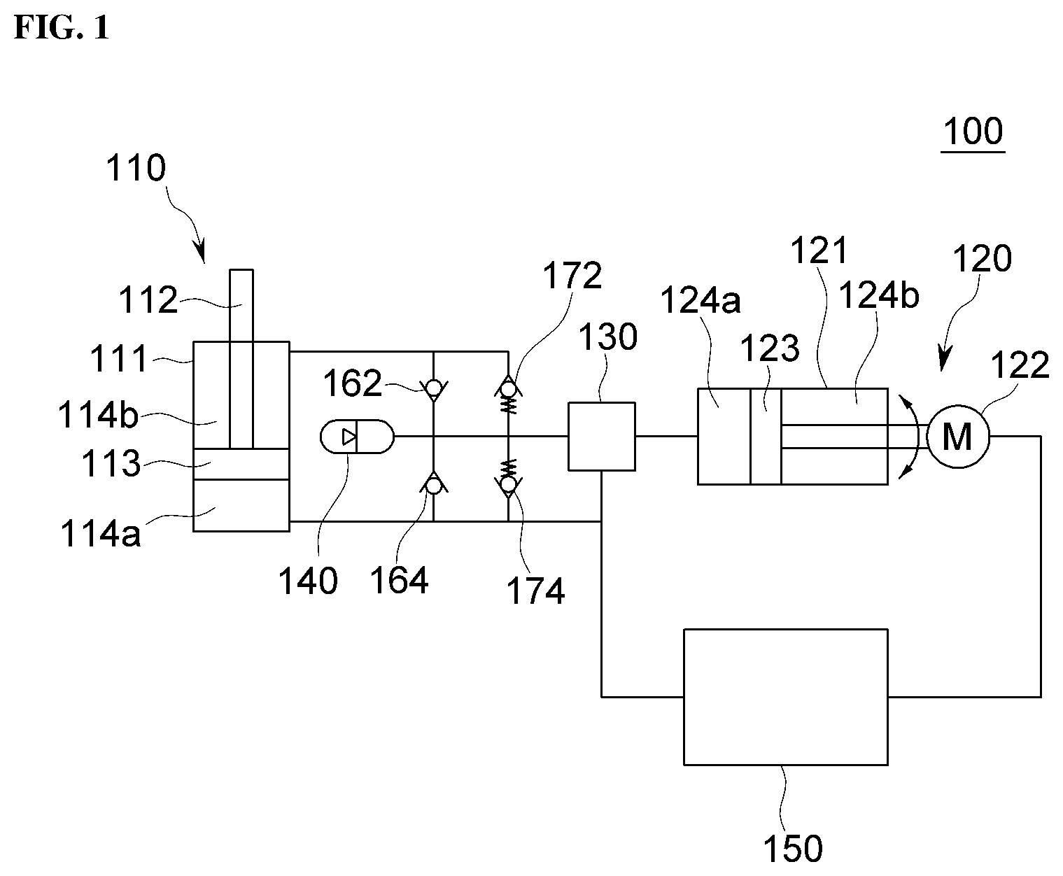 Patent US12365209 — Vehicle suspension system for vehicle height adjustment and control method therefor — Figure 1