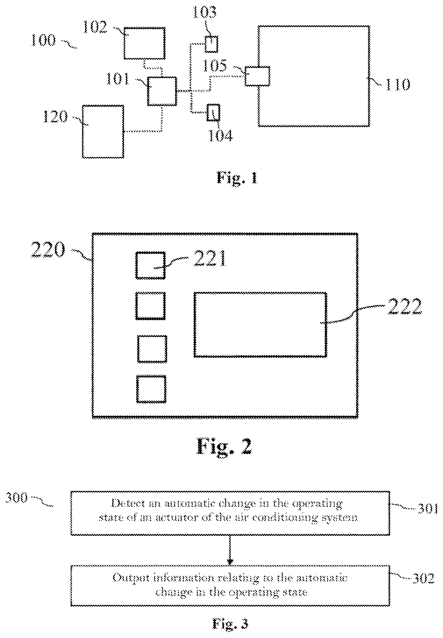 Patent US12365220 Figure 1 – Method and control unit for operating a user interface for an air conditioning system