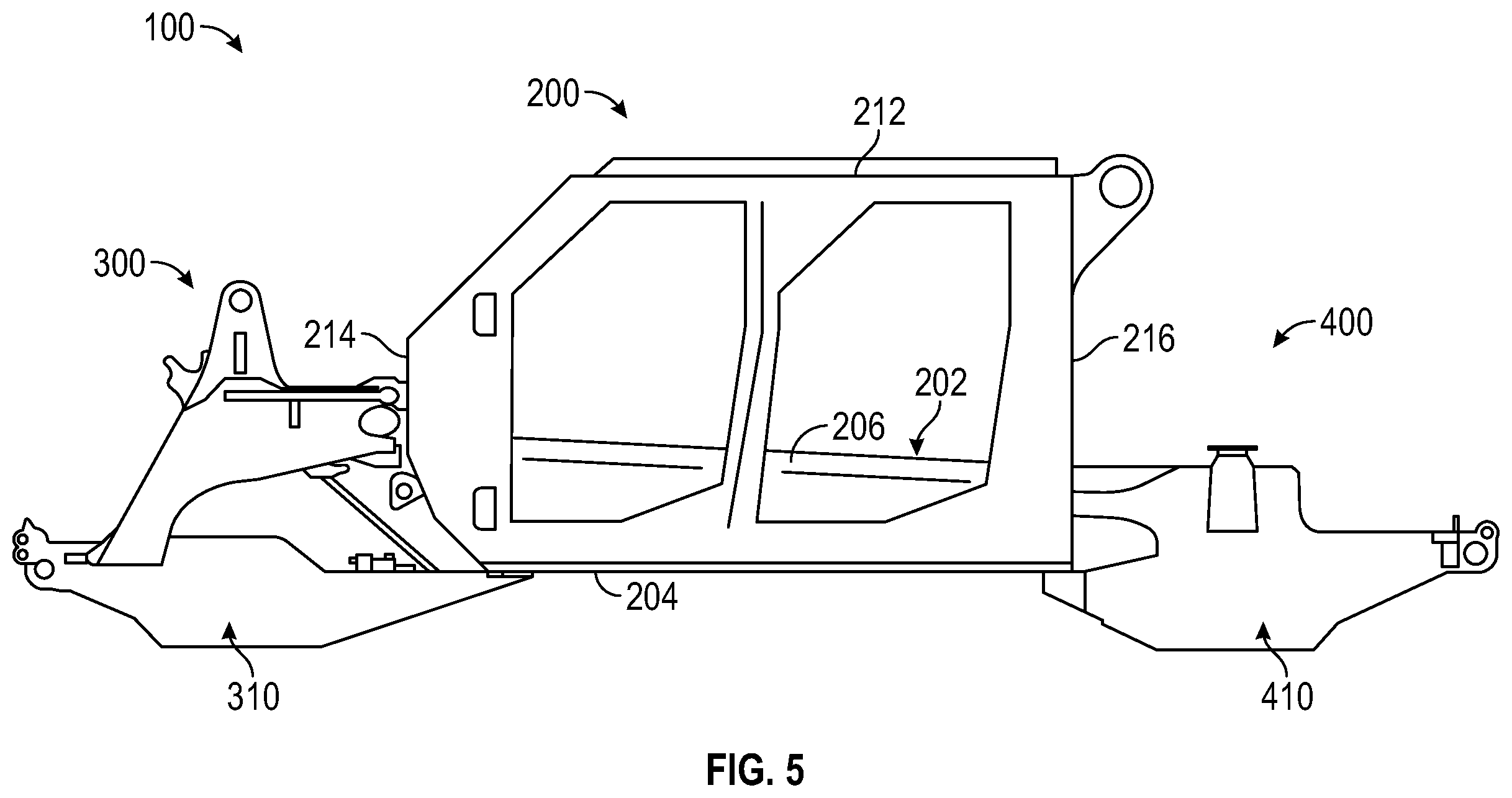 Patent US12365234 Figure 5 – Electrified military vehicle