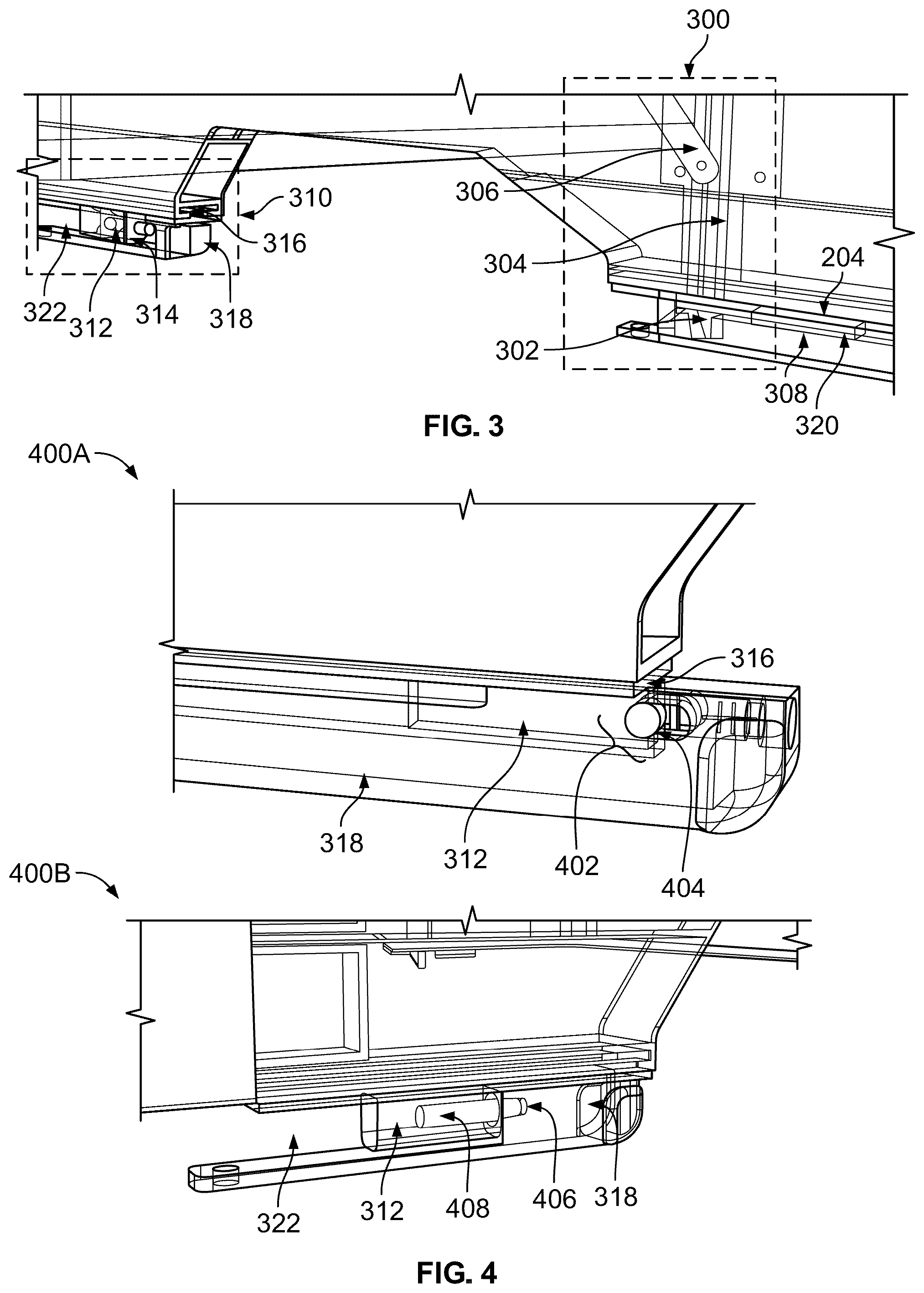 Patent US12365281 Figure 3 – Modular kitchen mounting apparatus