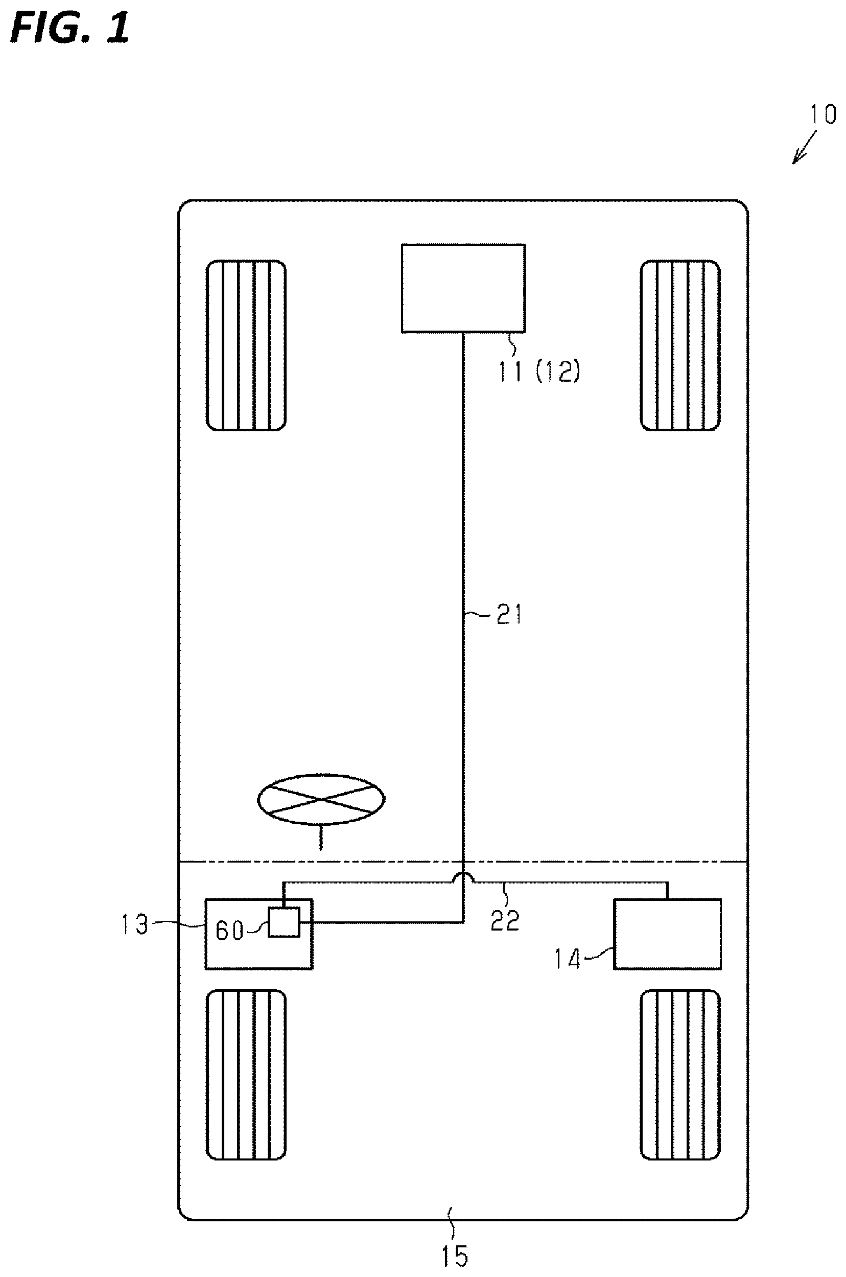 Patent US12365296 Figure 1 – Electrical connection box busbar connecting two wires