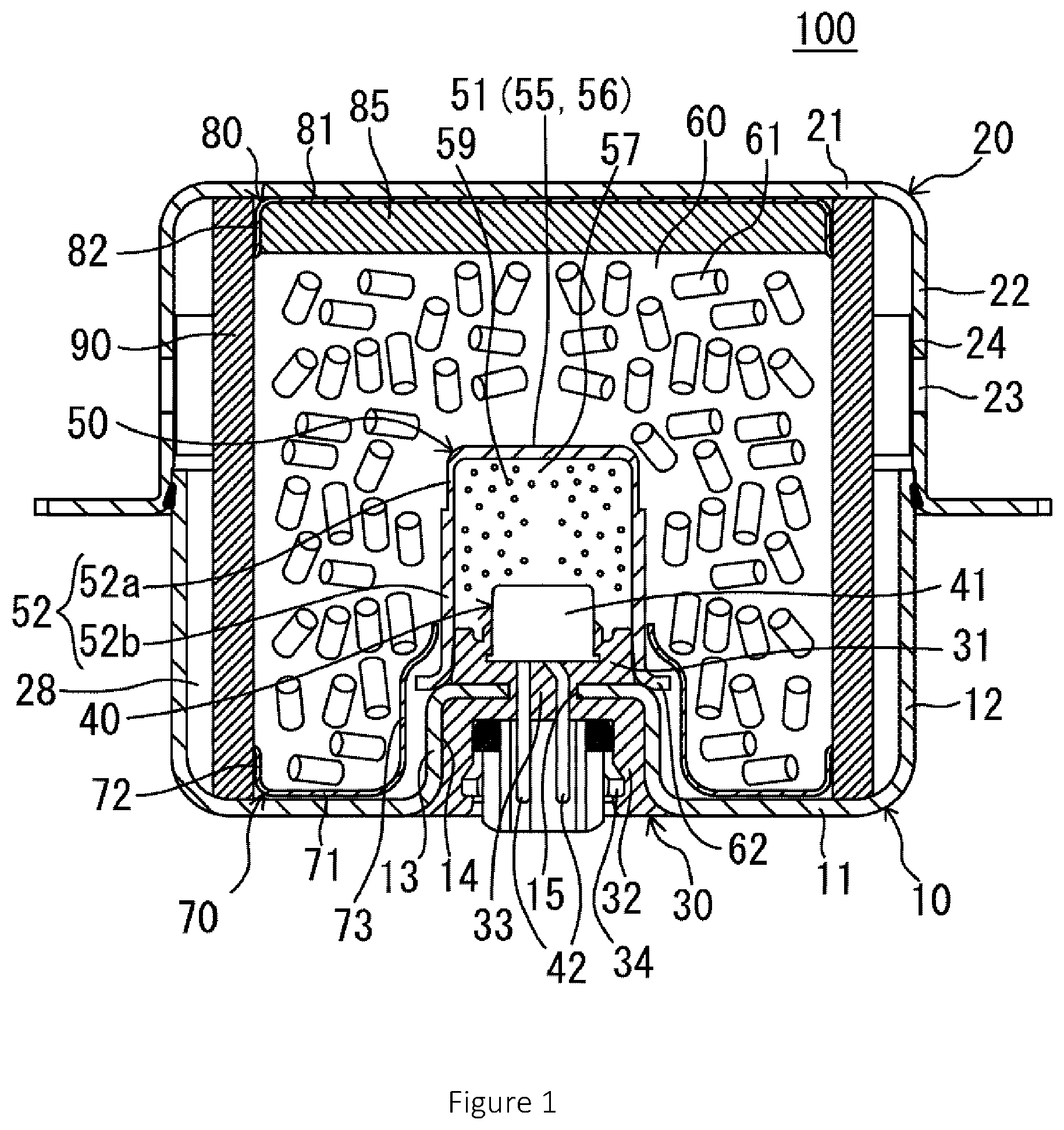 Patent US12365305 — Gas generator — Figure 1