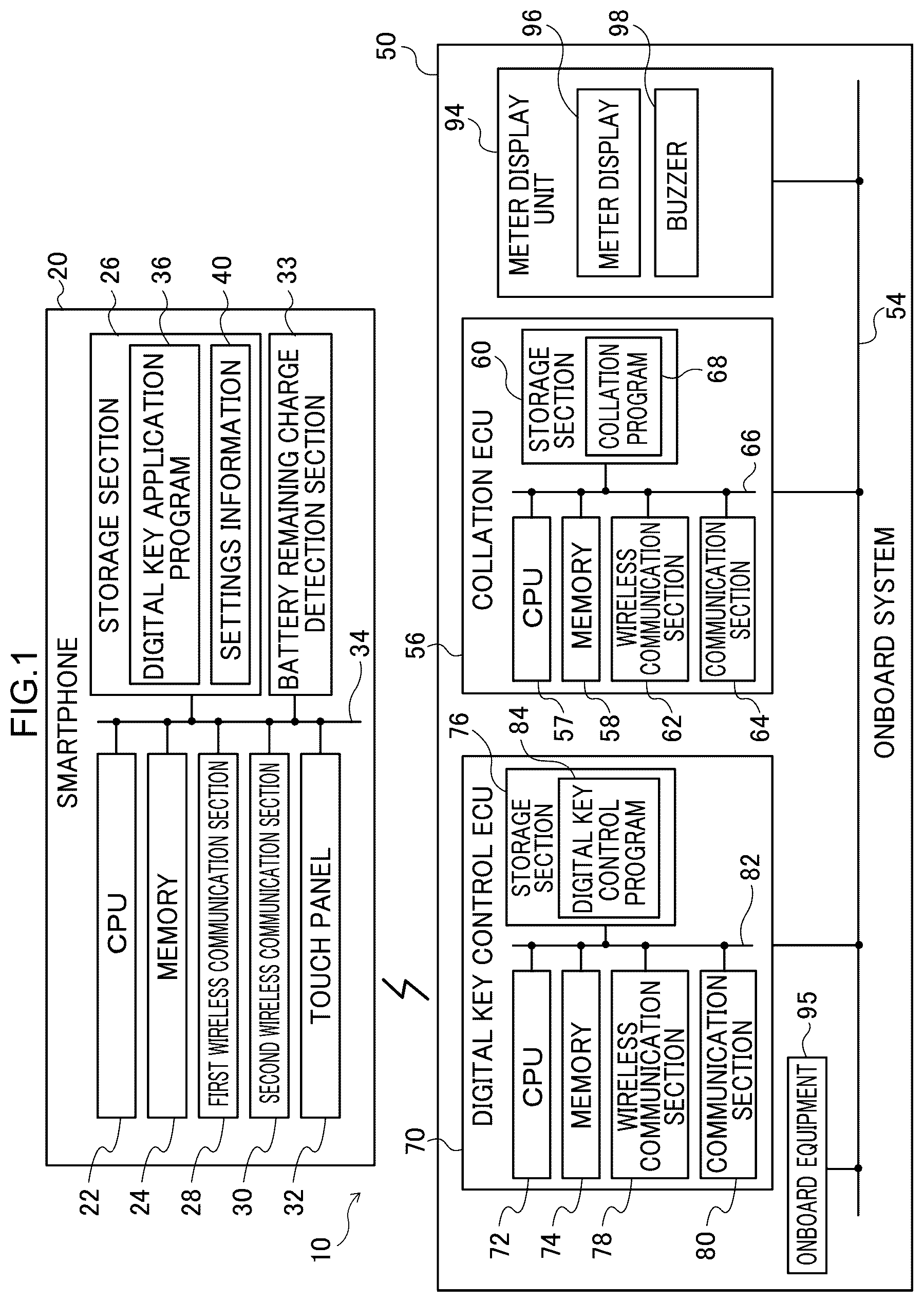 Patent US12365312 — Vehicle, notification system, notification method, and non-transitory computer-readable storage medium stored with a notification program — Figure 1