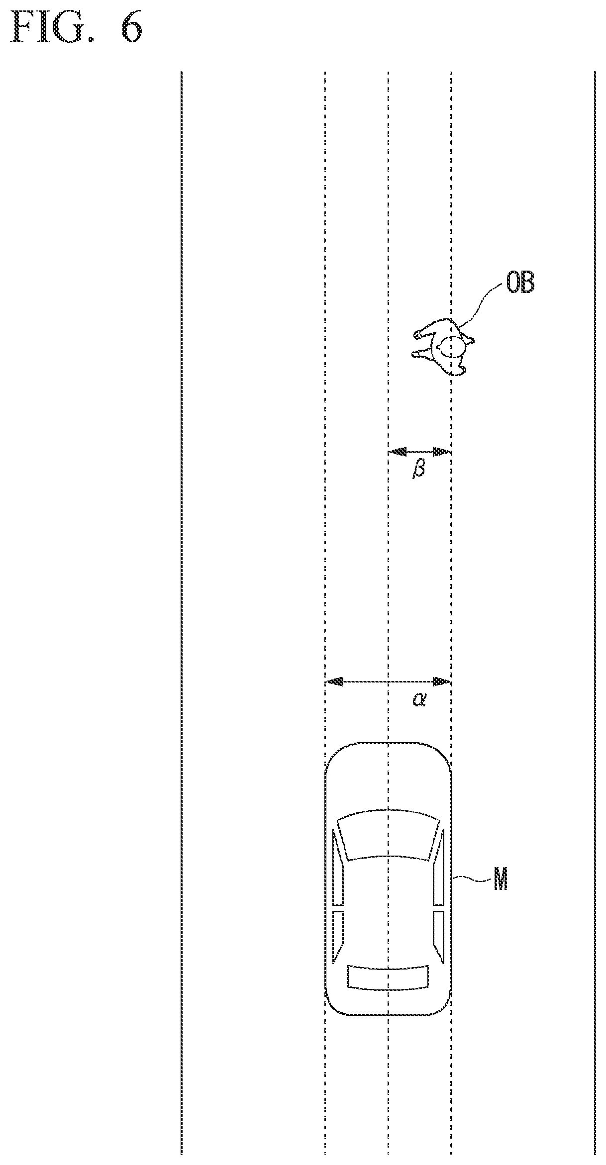 Patent US12365357 Figure 6 – Driving assistance device, driving assistance method, and storage medium