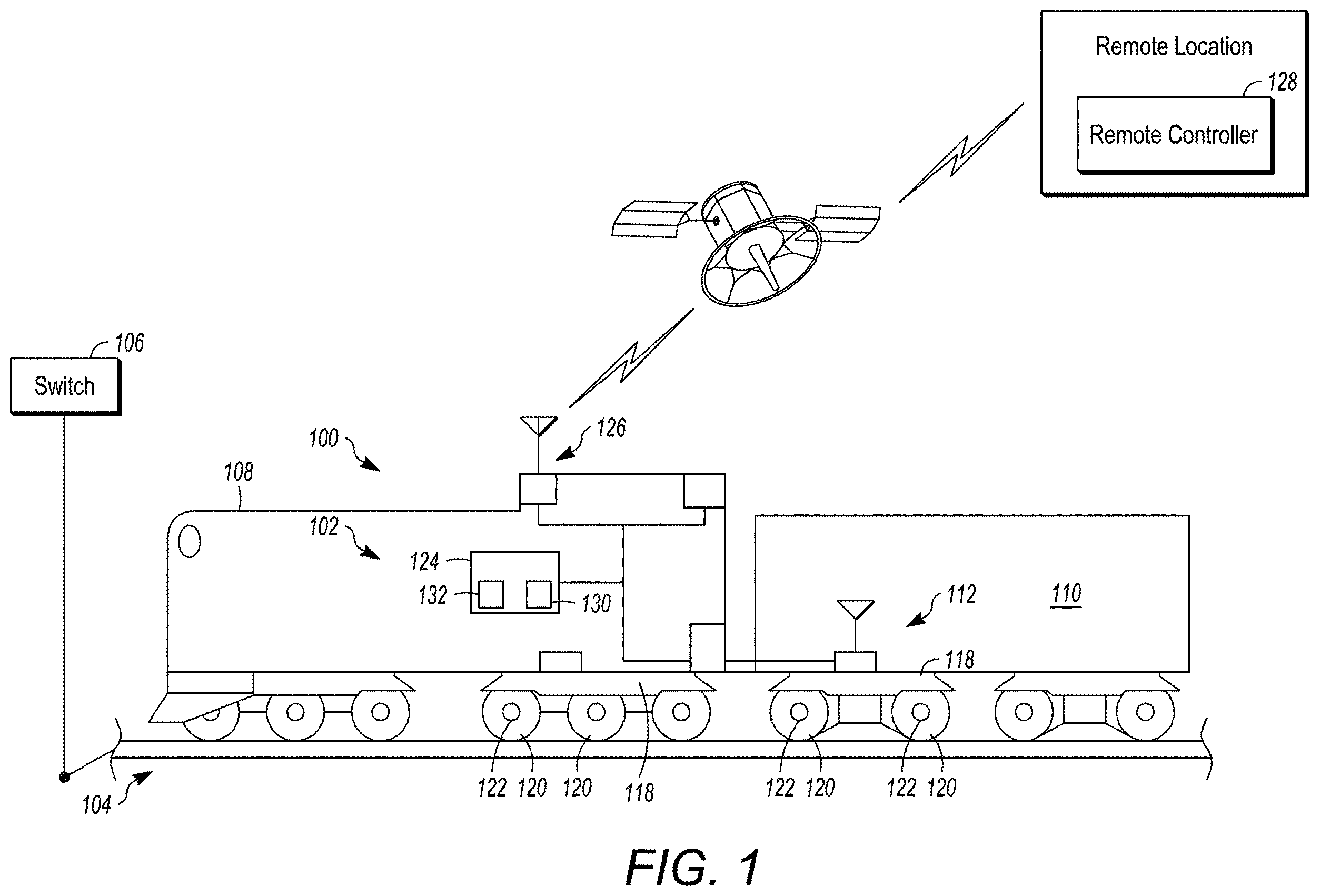 Patent US12365375 — Vehicle and route monitoring system — Figure 1