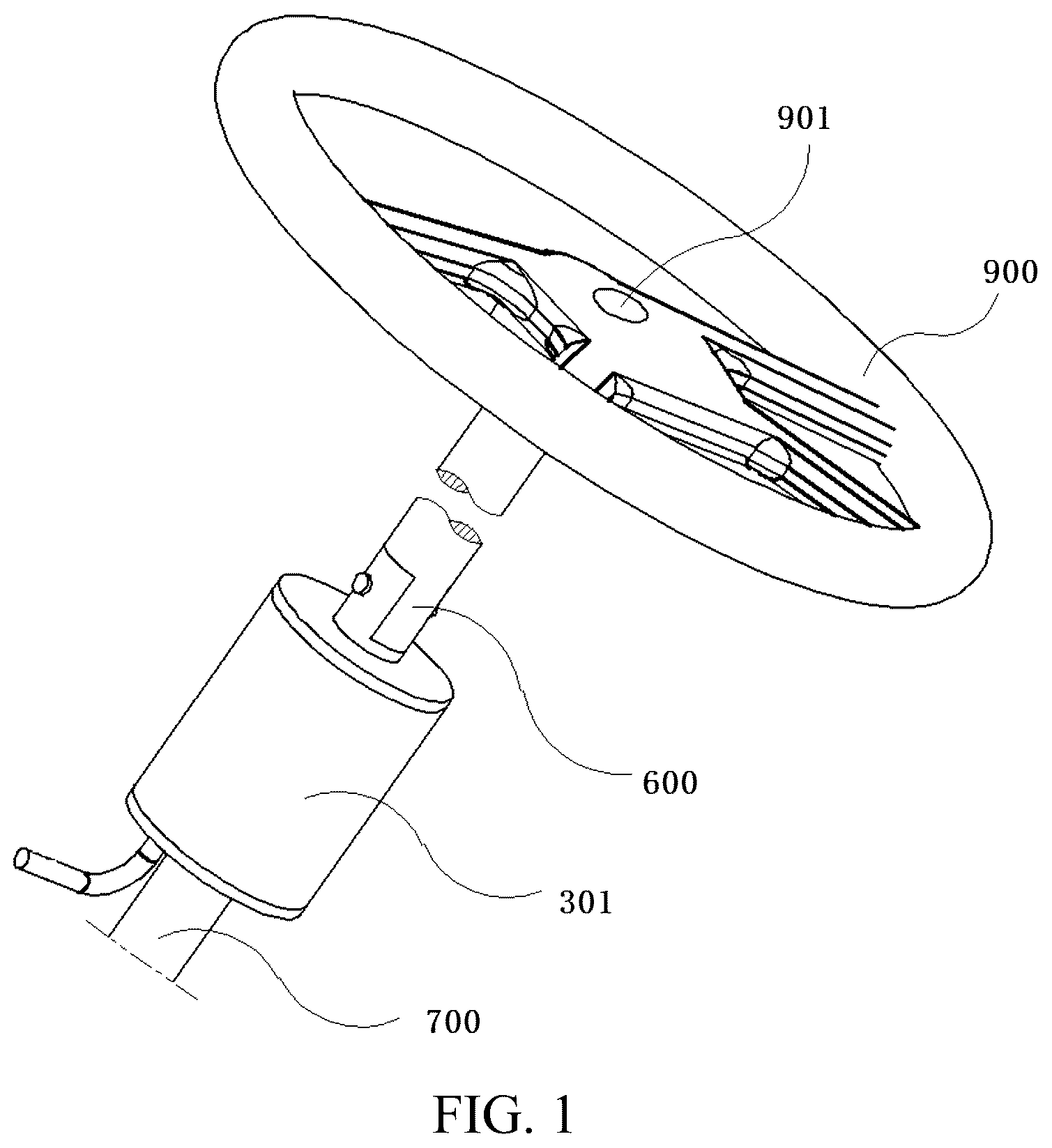 Patent US12365383 — Steering system and vehicle — Figure 1