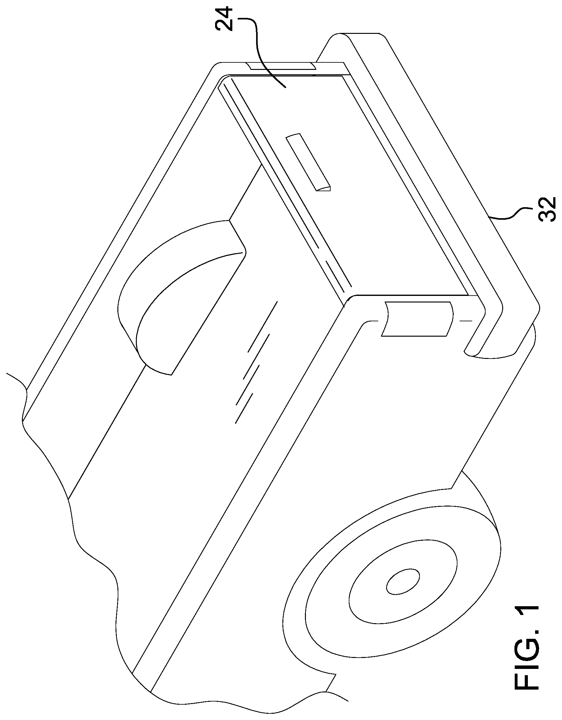 Patent US12365398 — Retractable tailgate assembly — Figure 1
