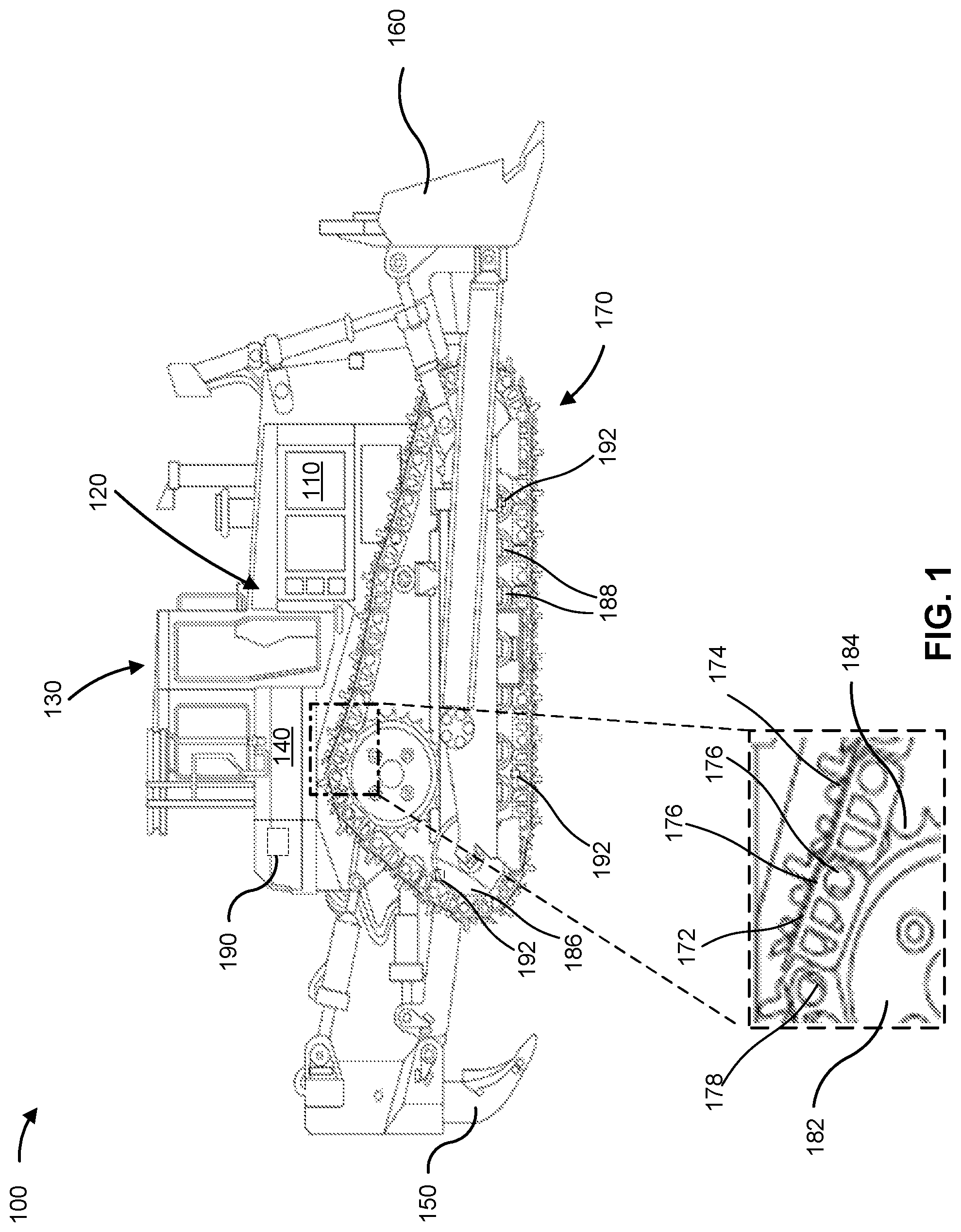 Patent US12365406 — Component monitoring based on magnetic signals — Figure 1