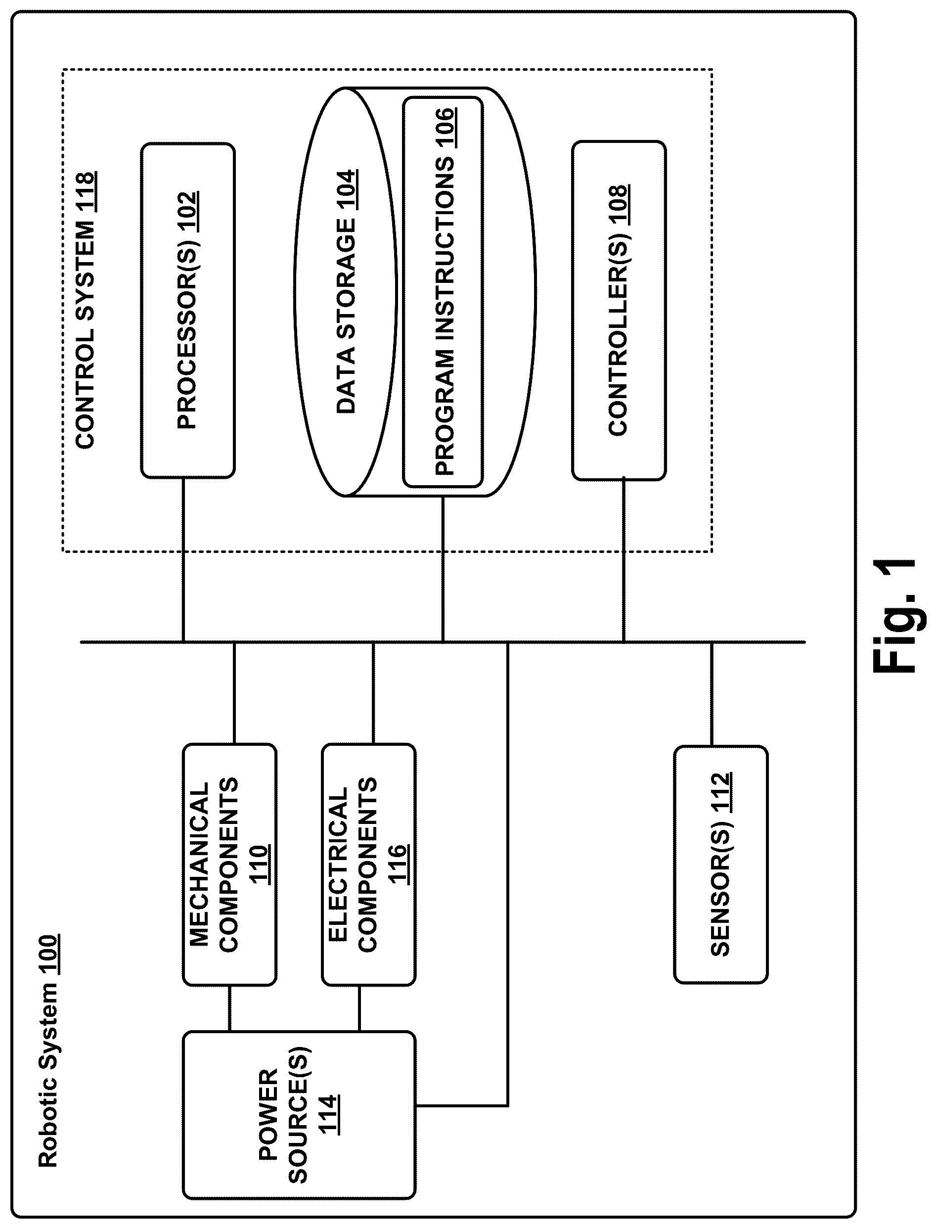 Patent US12365407 — Mechanically-timed footsteps for a robotic device — Figure 1