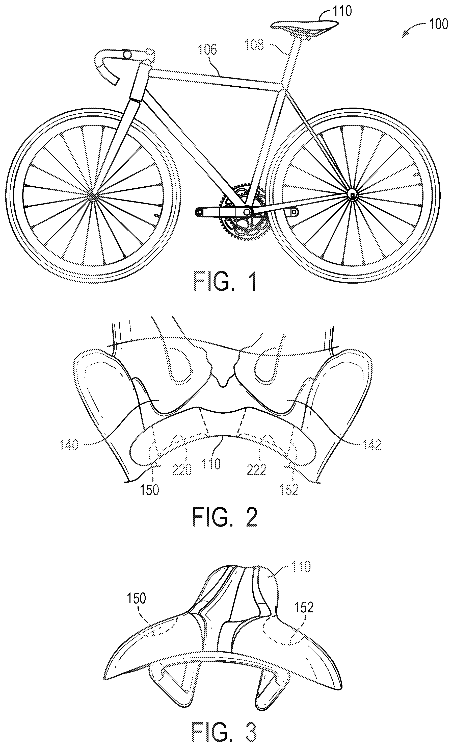 Patent US12365410 Figure 1 – Moldable bicycle saddles, external saddle heaters, fitting procedures, and related technologies
