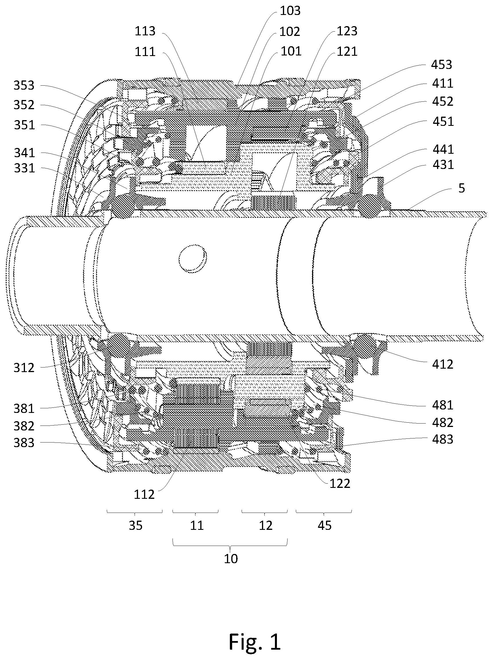 Patent US12365420 — Pedally propelled multi-speed gear system — Figure 1