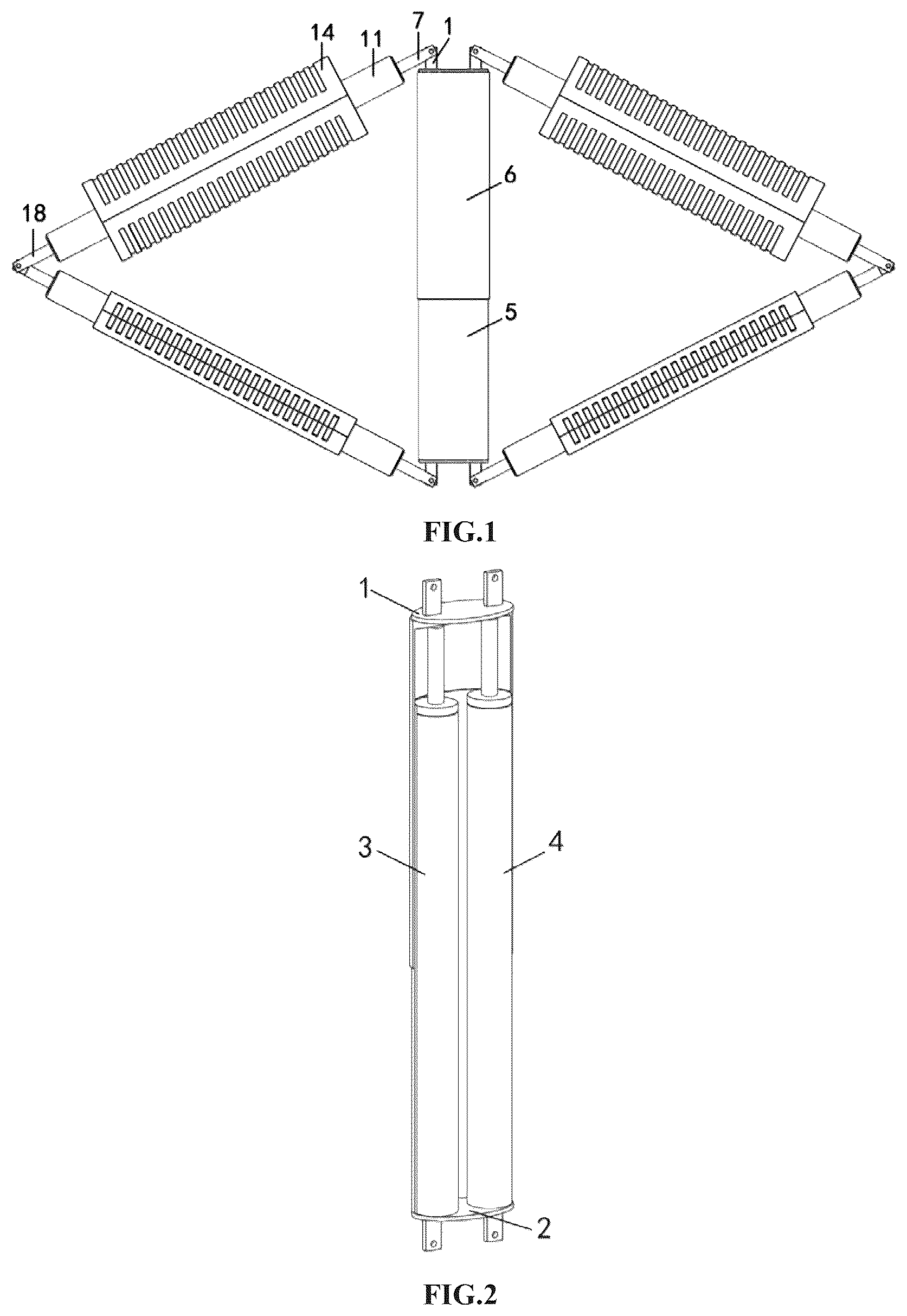 Patent US12365424 Figure 1 – Submarine stratum space cable laying robot