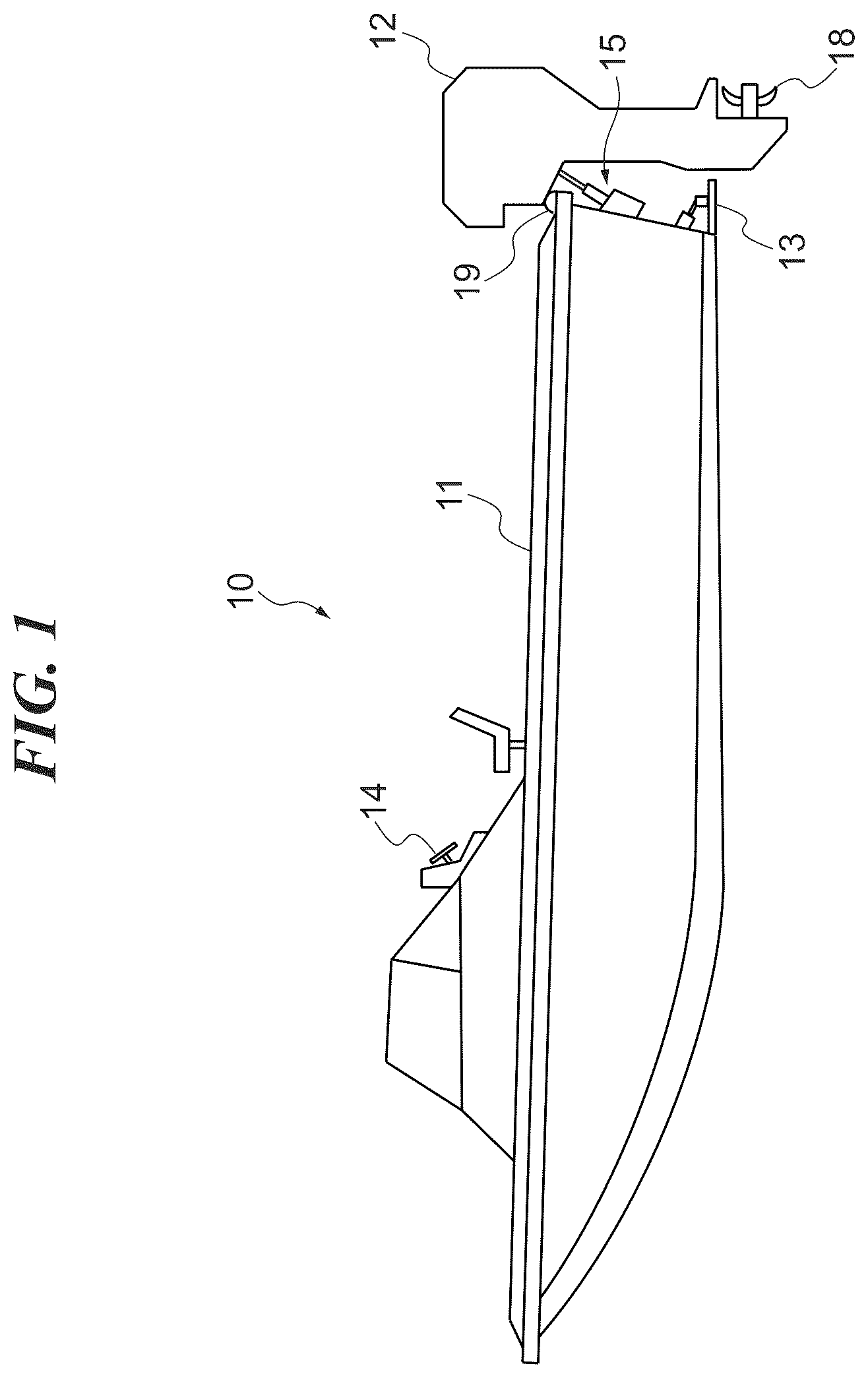 Patent US12365426 — Collision information providing system, collision judging system, and marine vessel — Figure 1