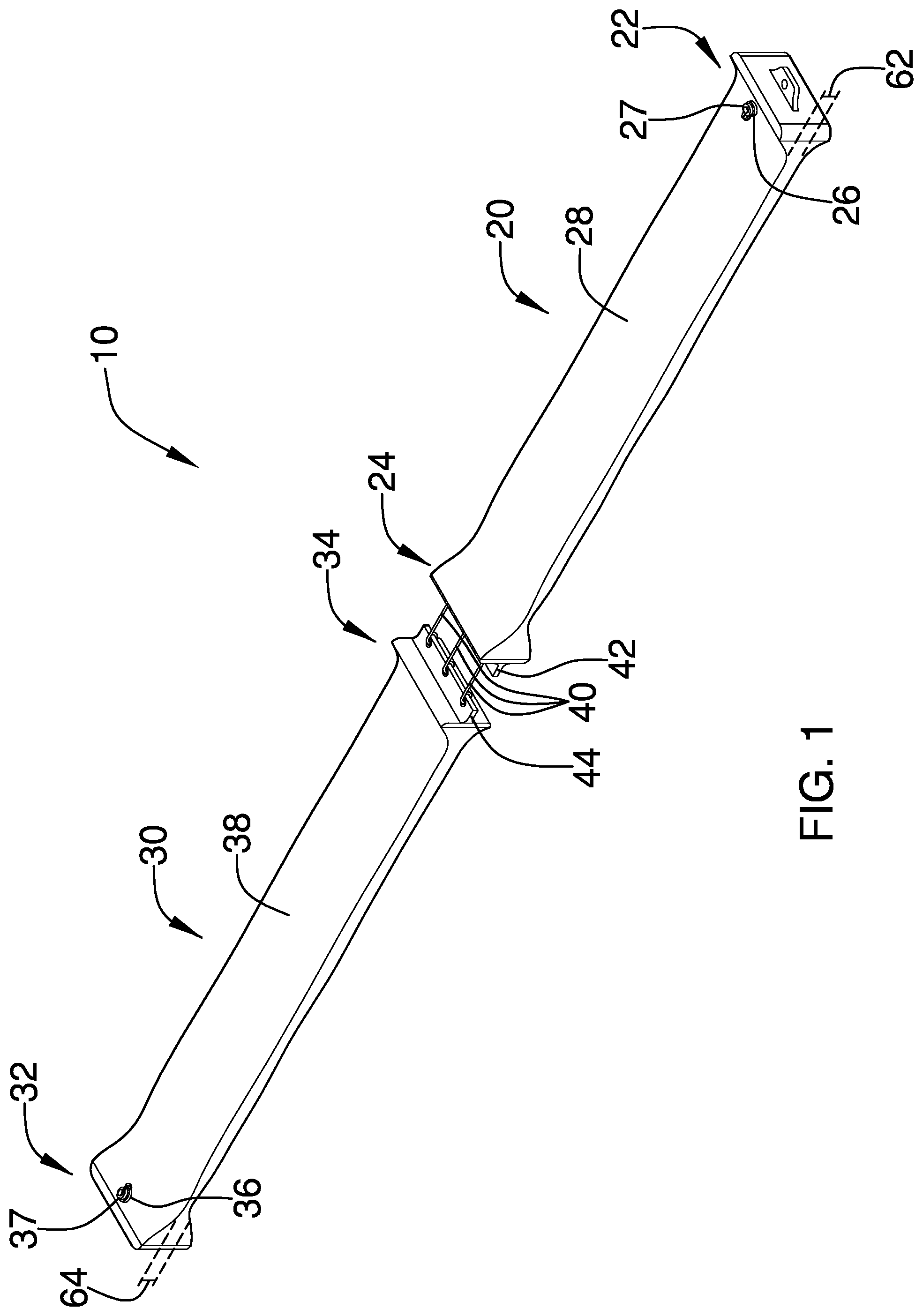 Patent US12365427 — Inflatable lift assembly — Figure 1