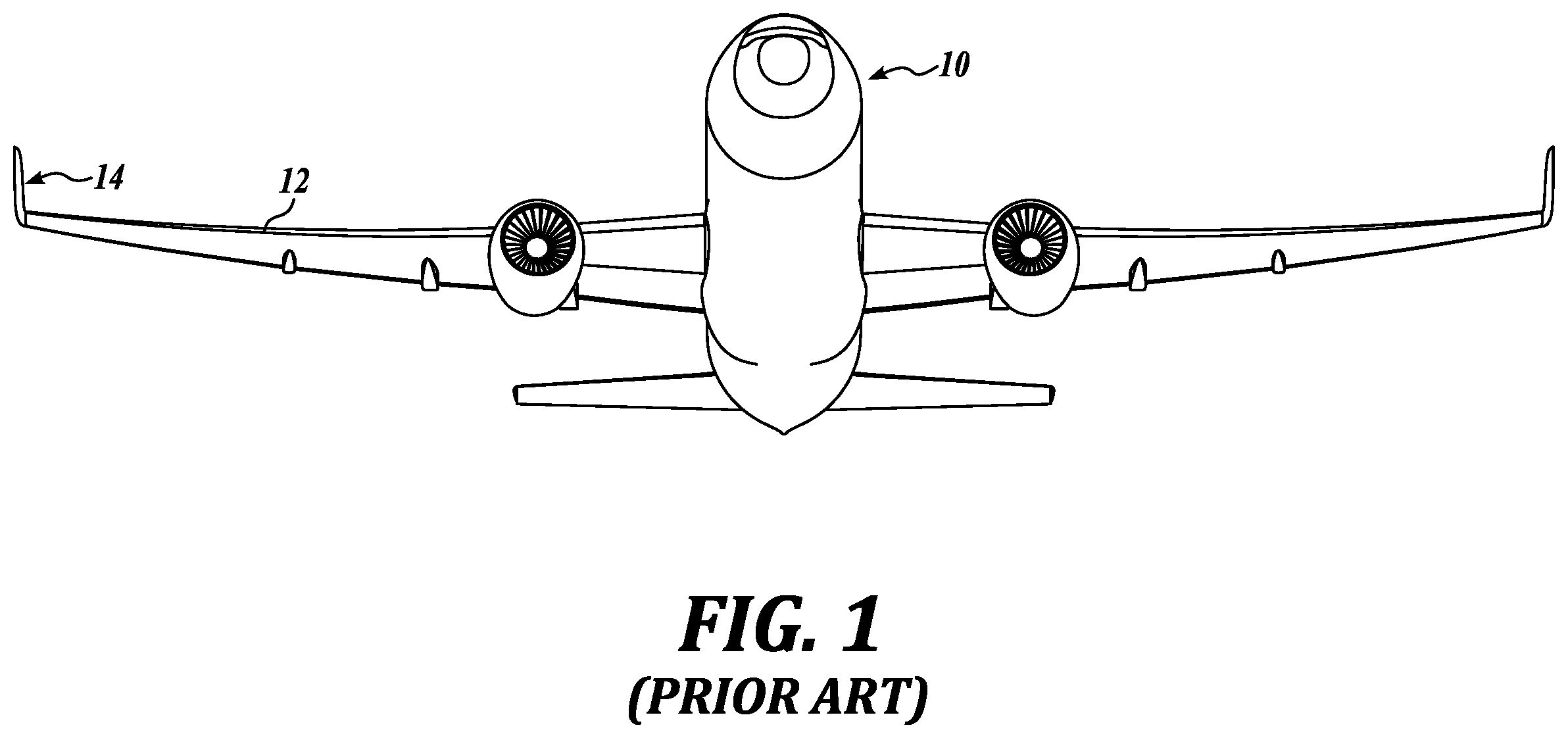 Patent US12365449 — Wingtip shield — Figure 1