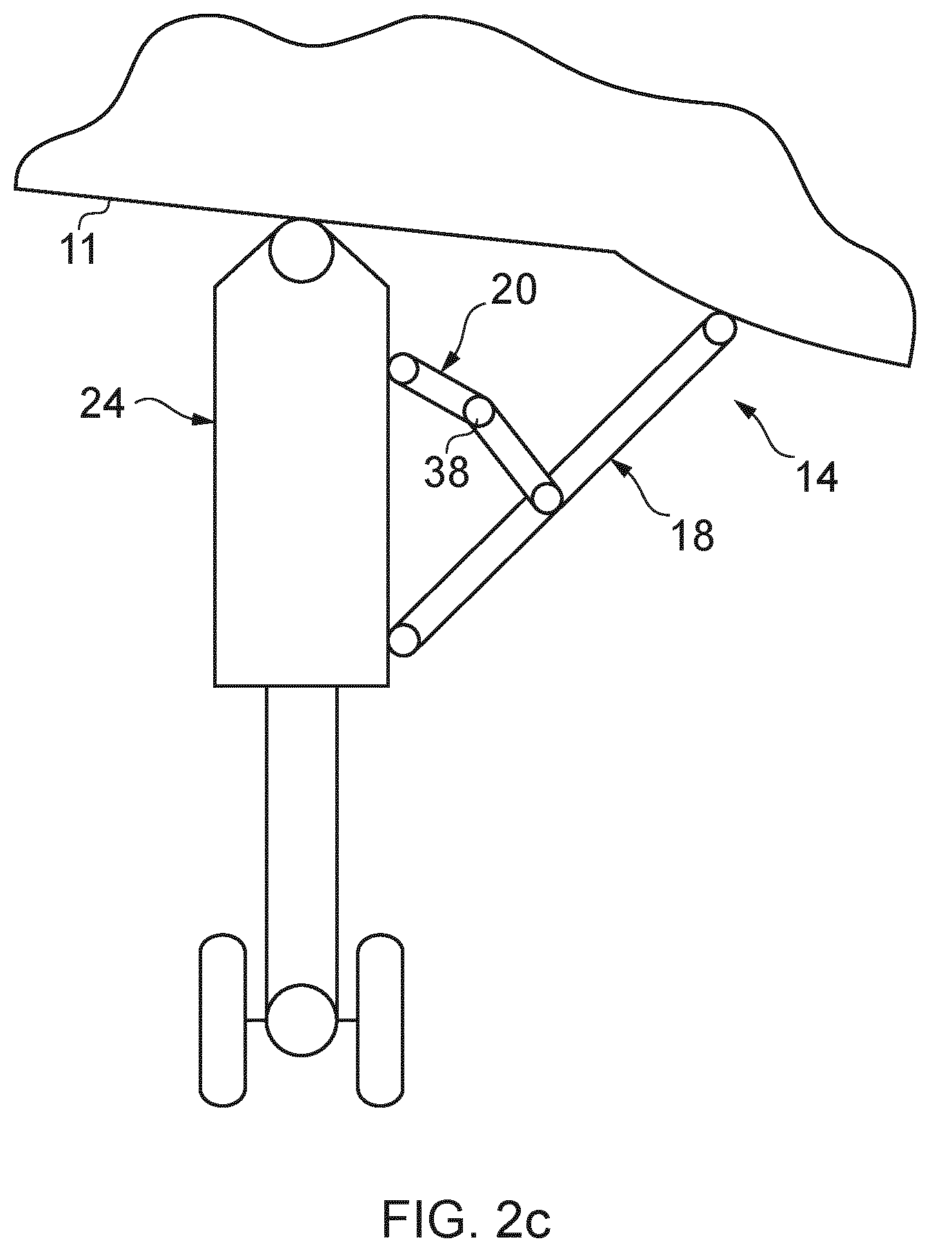 Patent US12365451 Figure 4 – Aircraft landing gear shock absorber strut
