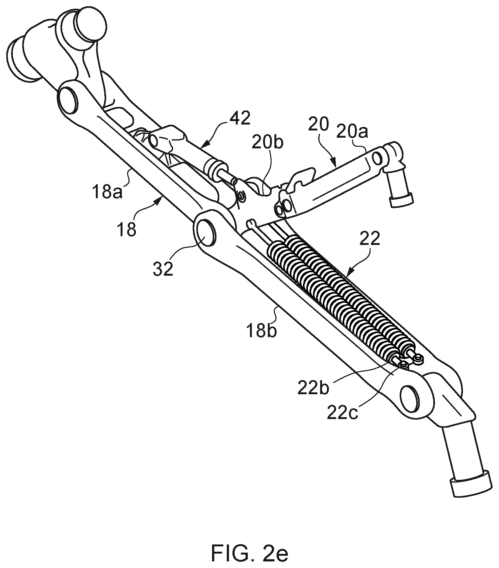 Patent US12365451 Figure 6 – Aircraft landing gear shock absorber strut