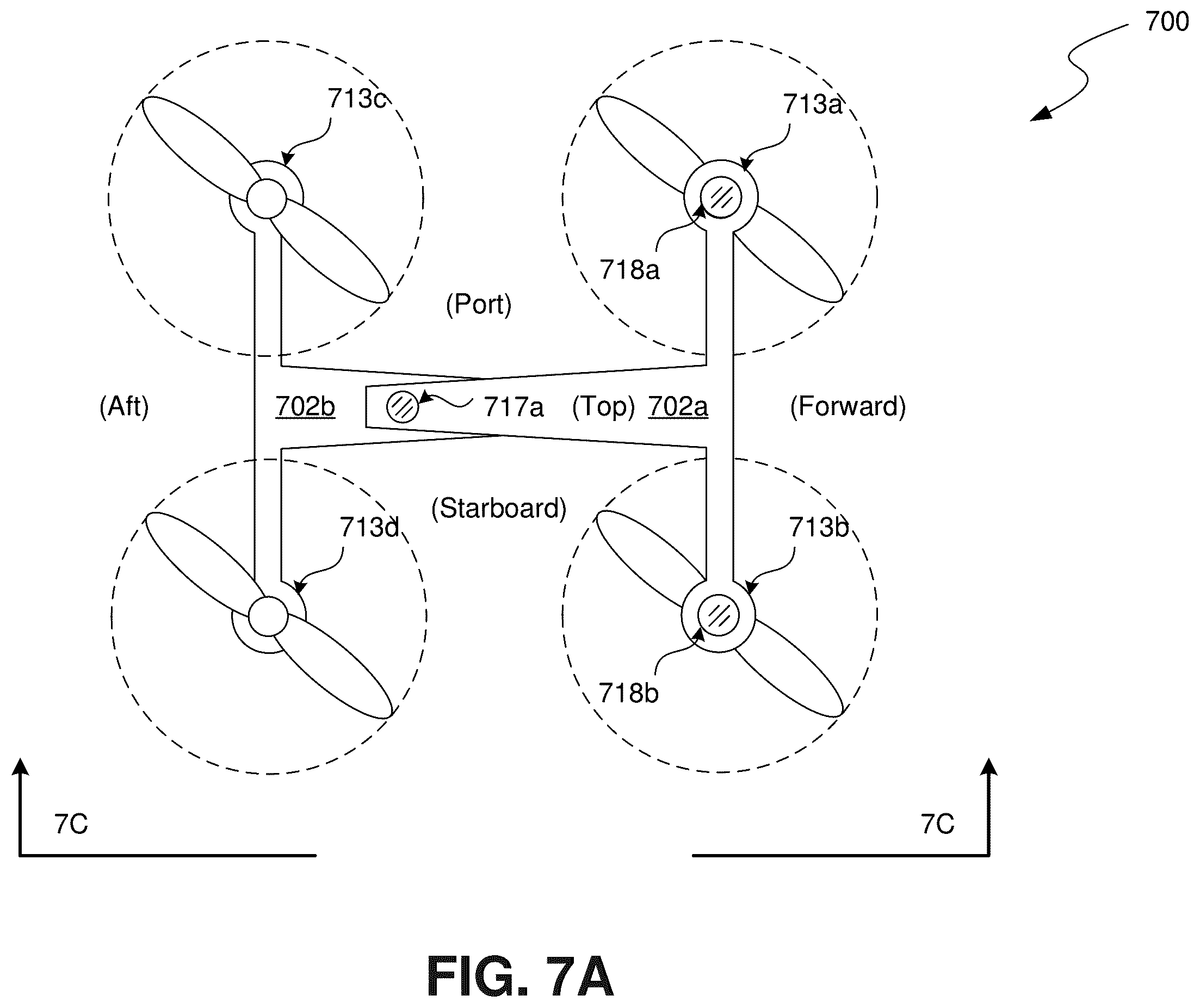 Patent US12365452 Figure 17 – Autonomous aerial vehicle hardware configuration