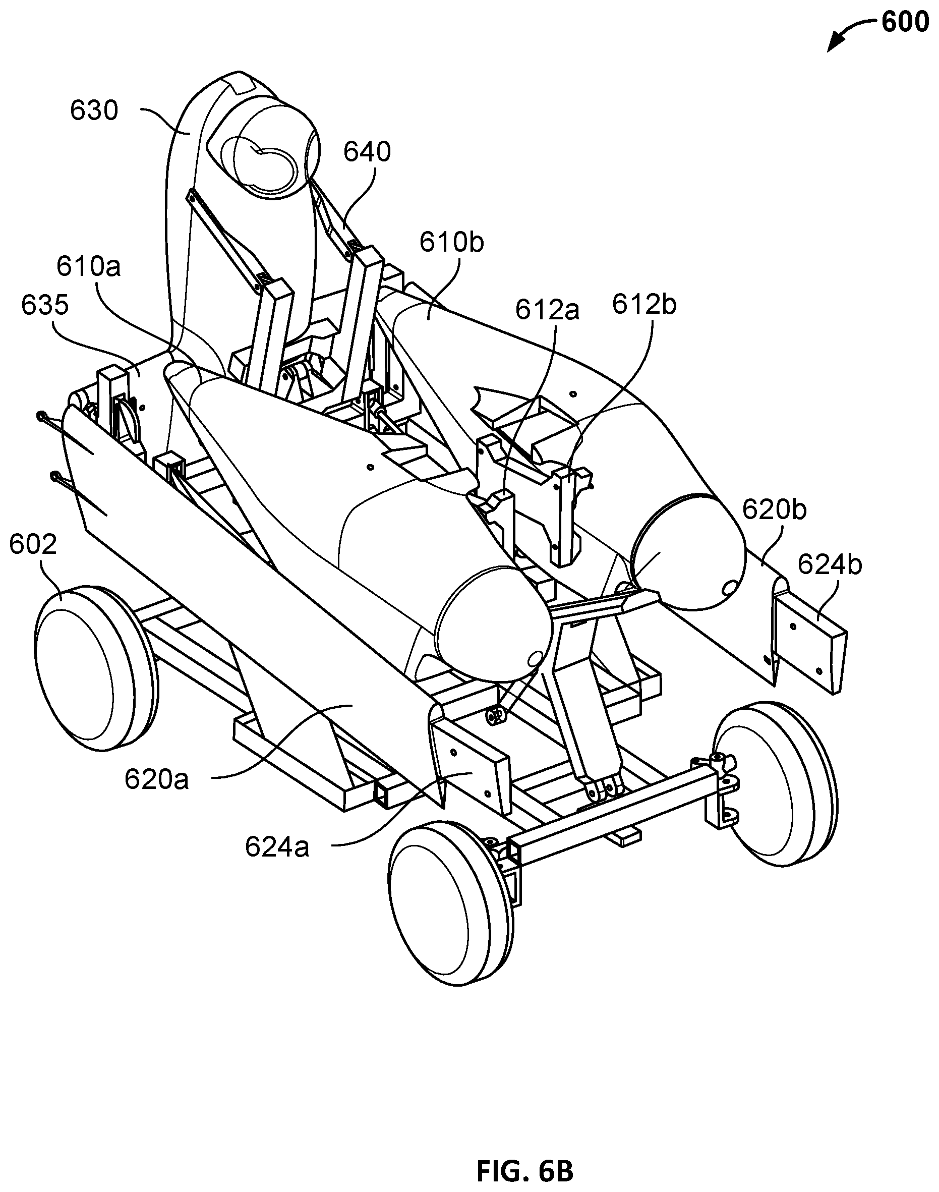 Patent US12365457 Figure 7 – Fuel venting for vertical take-off dual-engine aircraft