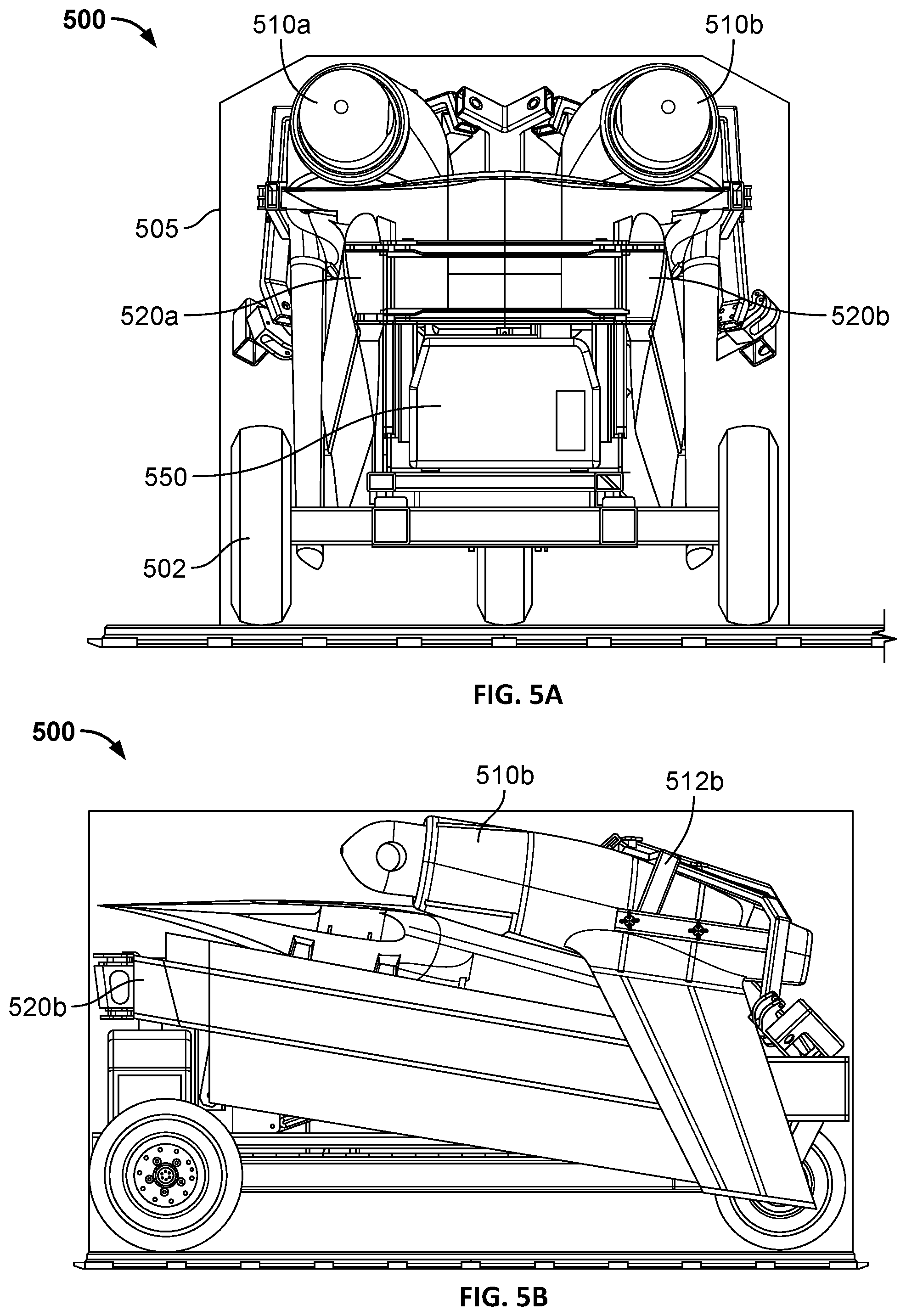 Patent US12365476 Figure 5 – Fuel distribution for vertical take-off dual-engine aircraft