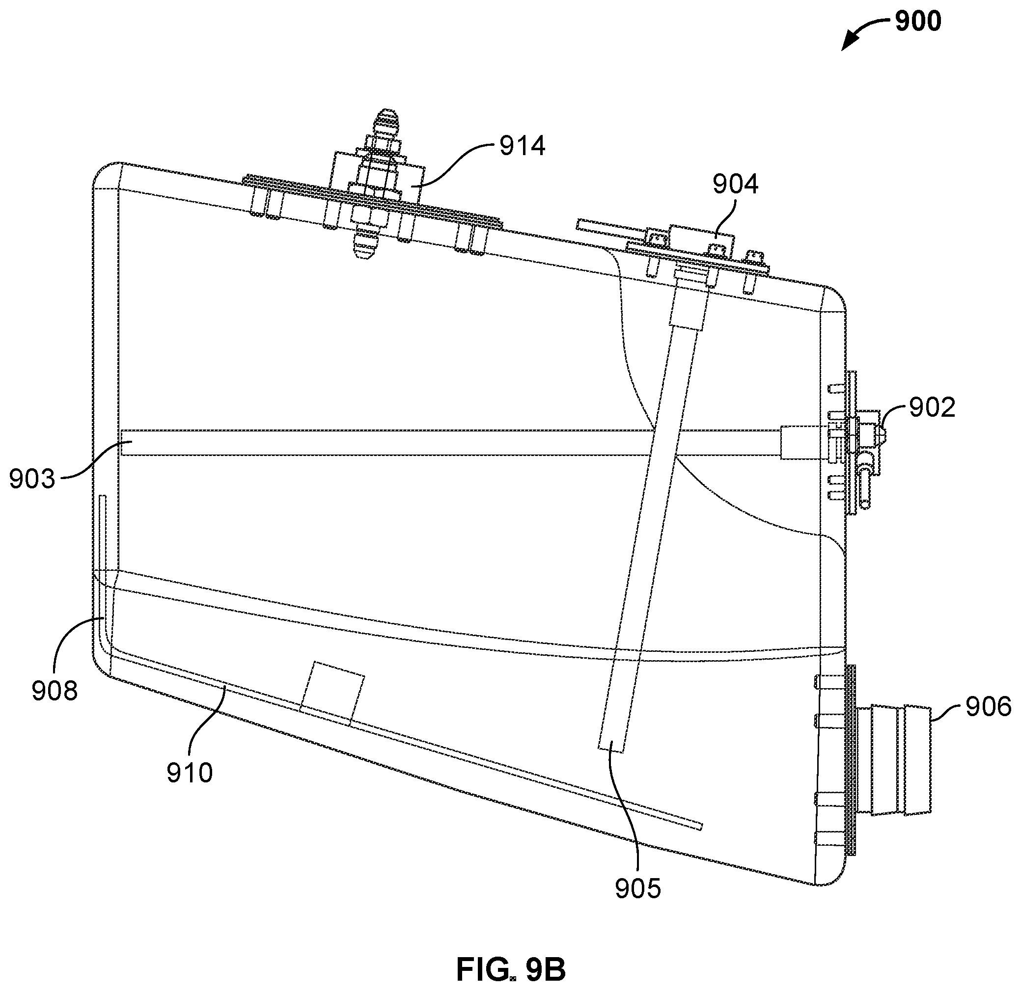 Patent US12365476 Figure 14 – Fuel distribution for vertical take-off dual-engine aircraft