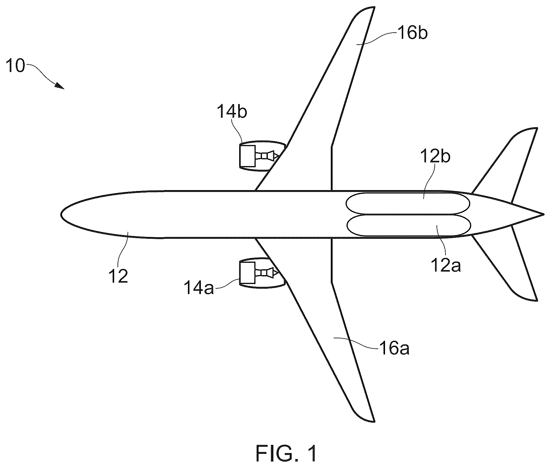 Patent US12365477 — Hydrogen fuelled aircraft propulsion system — Figure 1