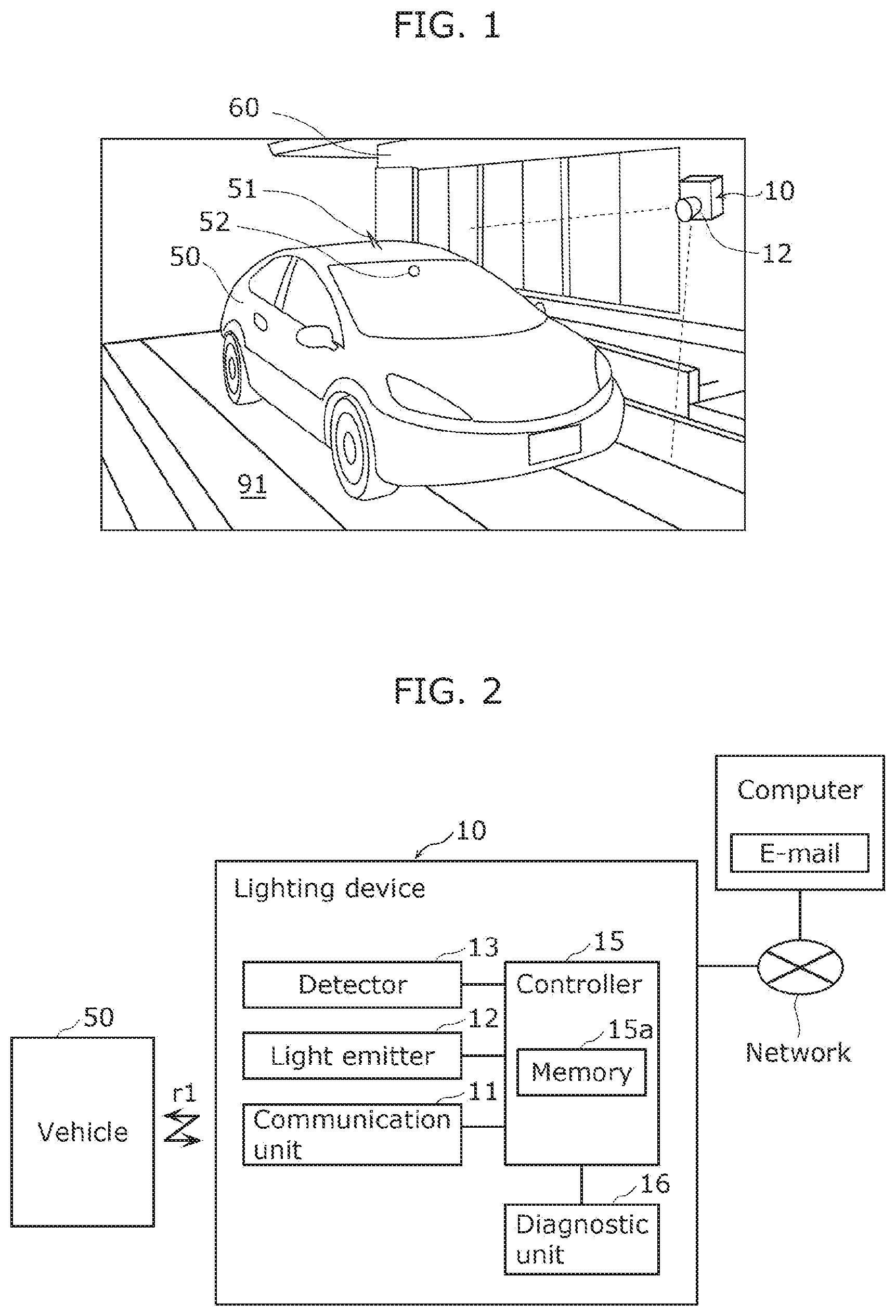 Patent US12365493 — Lighting device and lighting system — Figure 1
