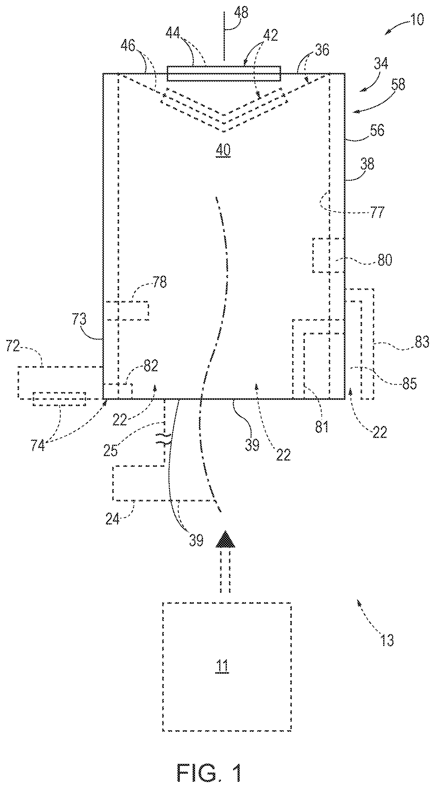 Patent US12365519 — Bite-actuated mouthpieces and drink vessels including bite-actuated mouthpieces — Figure 1