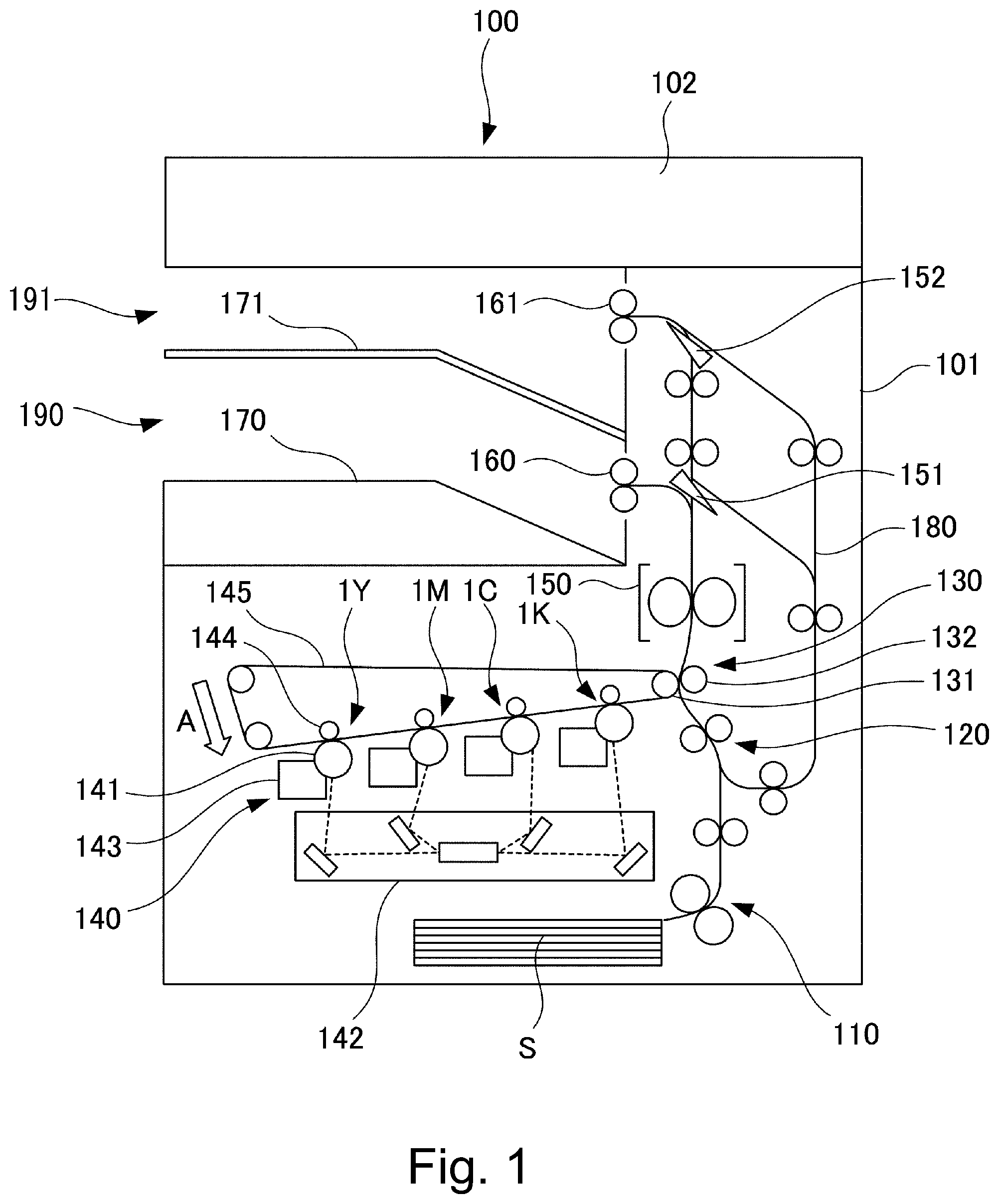 Patent US12365558 — Image forming apparatus — Figure 1
