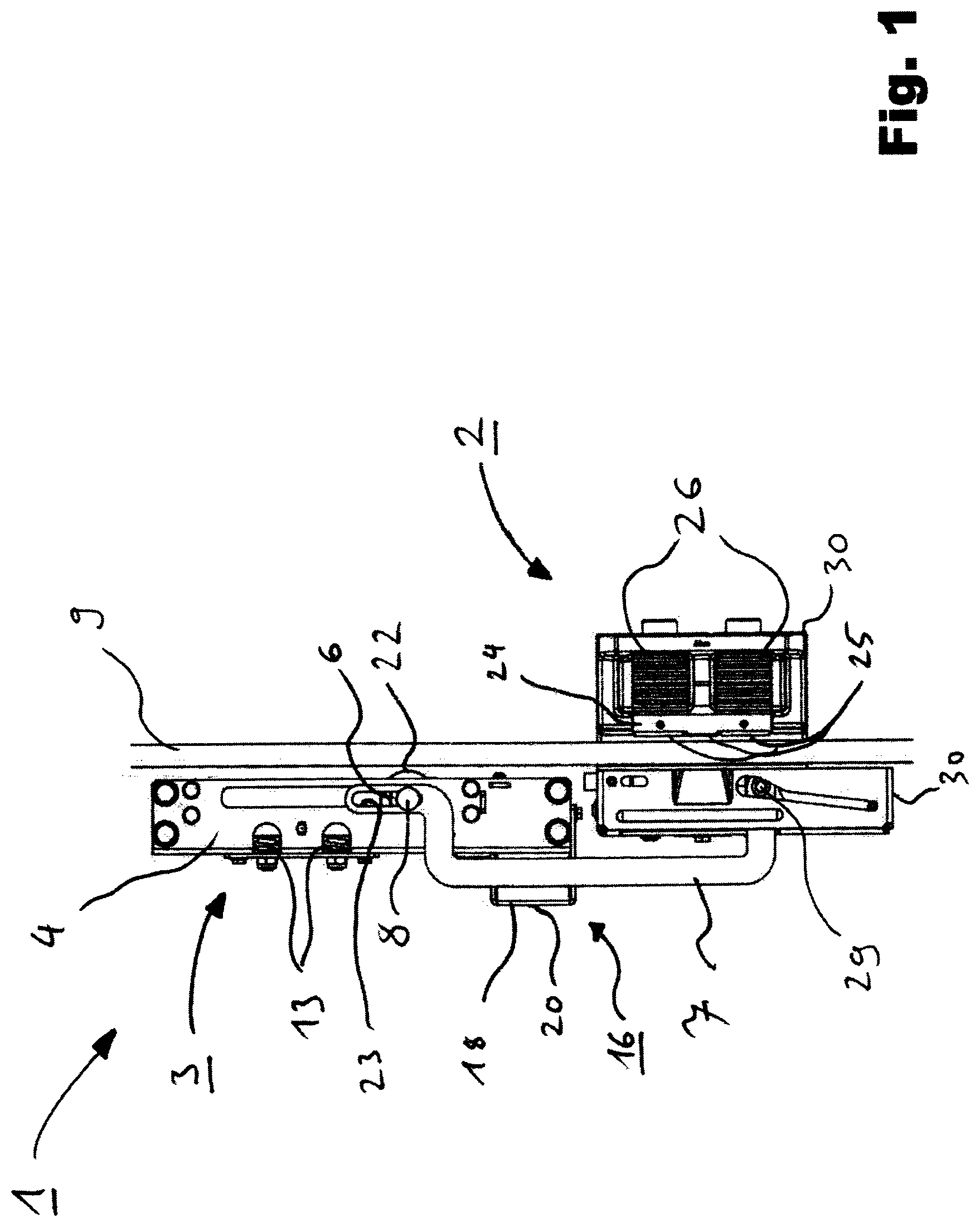 Patent US12365566 — Release unit for actuating an elevator brake device — Figure 1