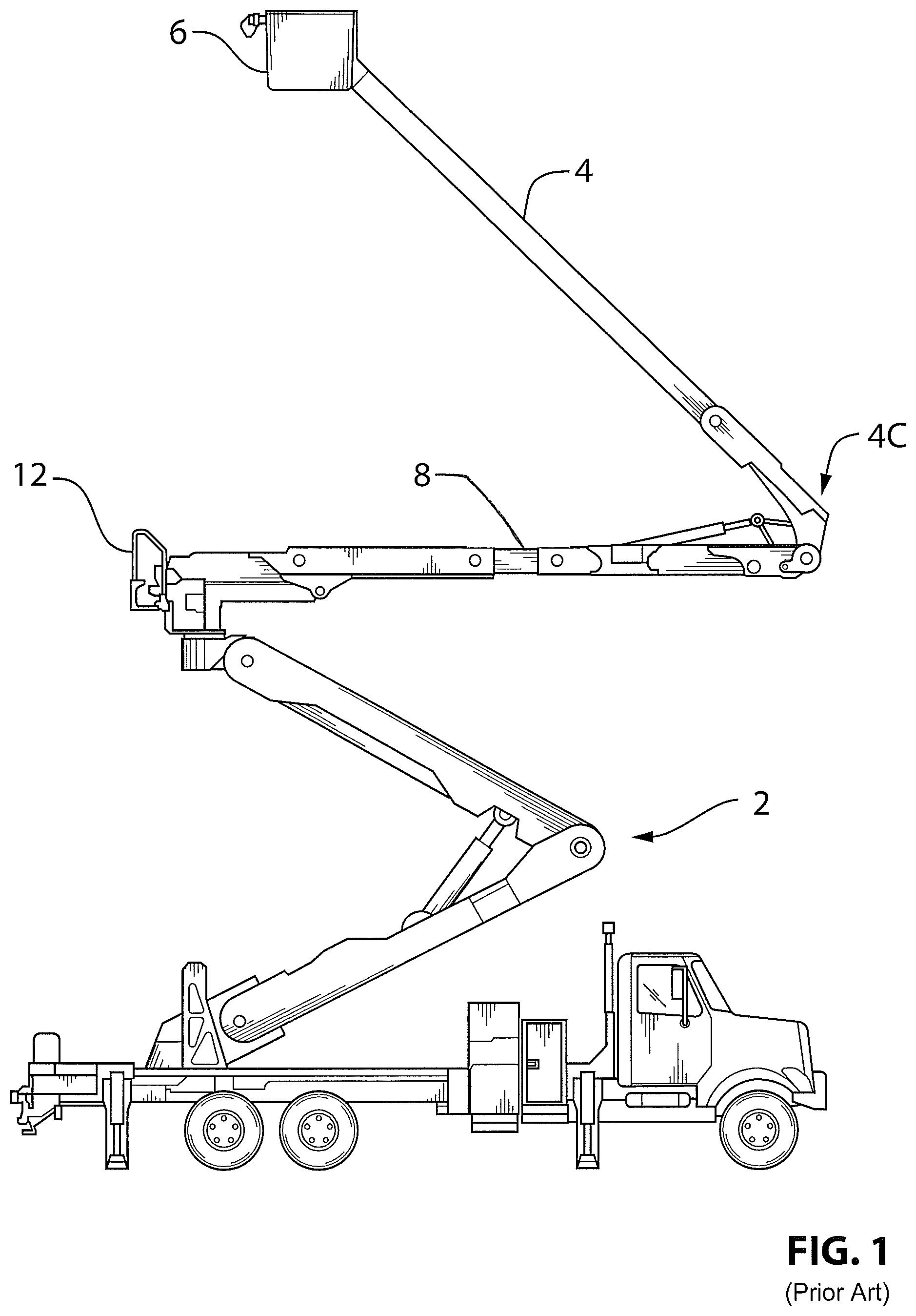 Patent US12365574 — Systems and methods for drying and cleaning an aerial lift electrically insulated boom — Figure 1