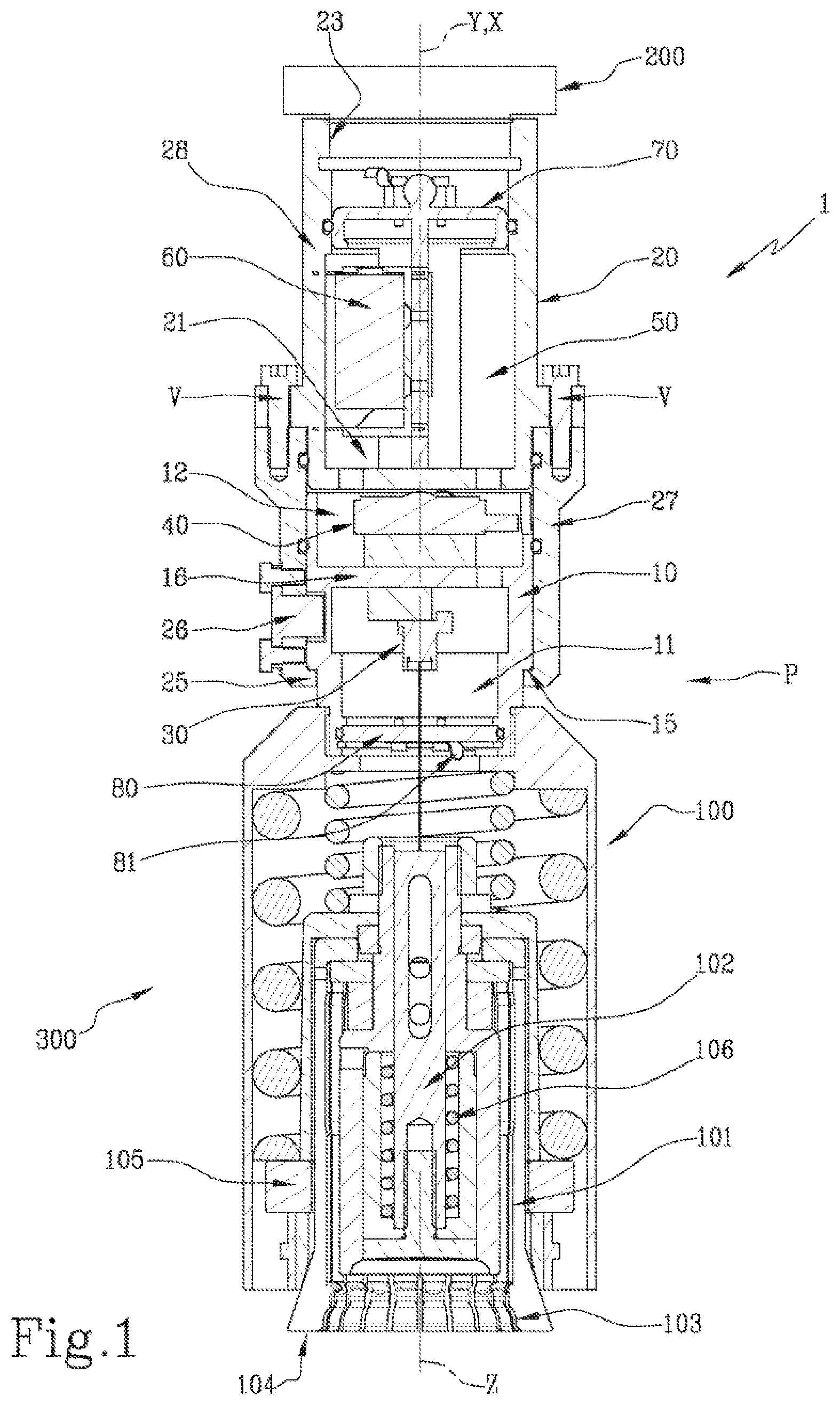 Patent US12365575 — Sensorized connector and capping system comprising said connector — Figure 1