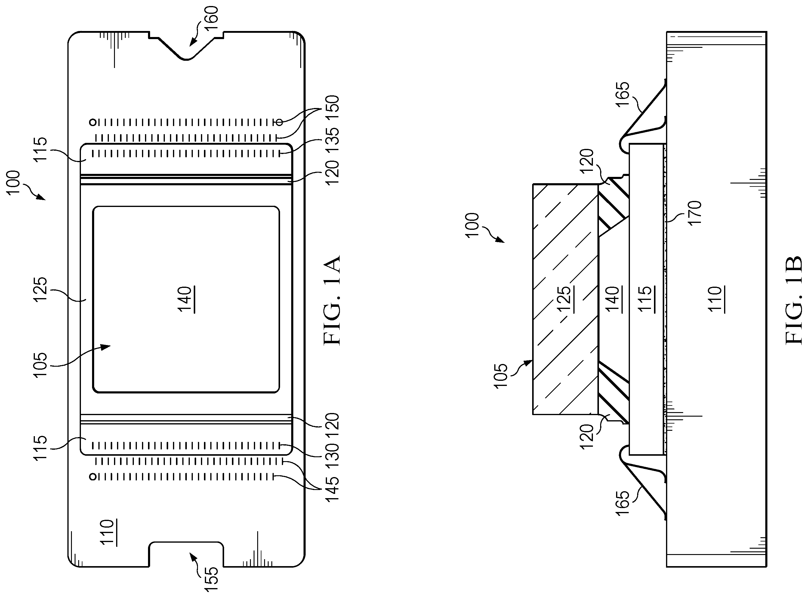 Patent US12365584 Figure 1 – Methods and apparatus for electronic device packaging