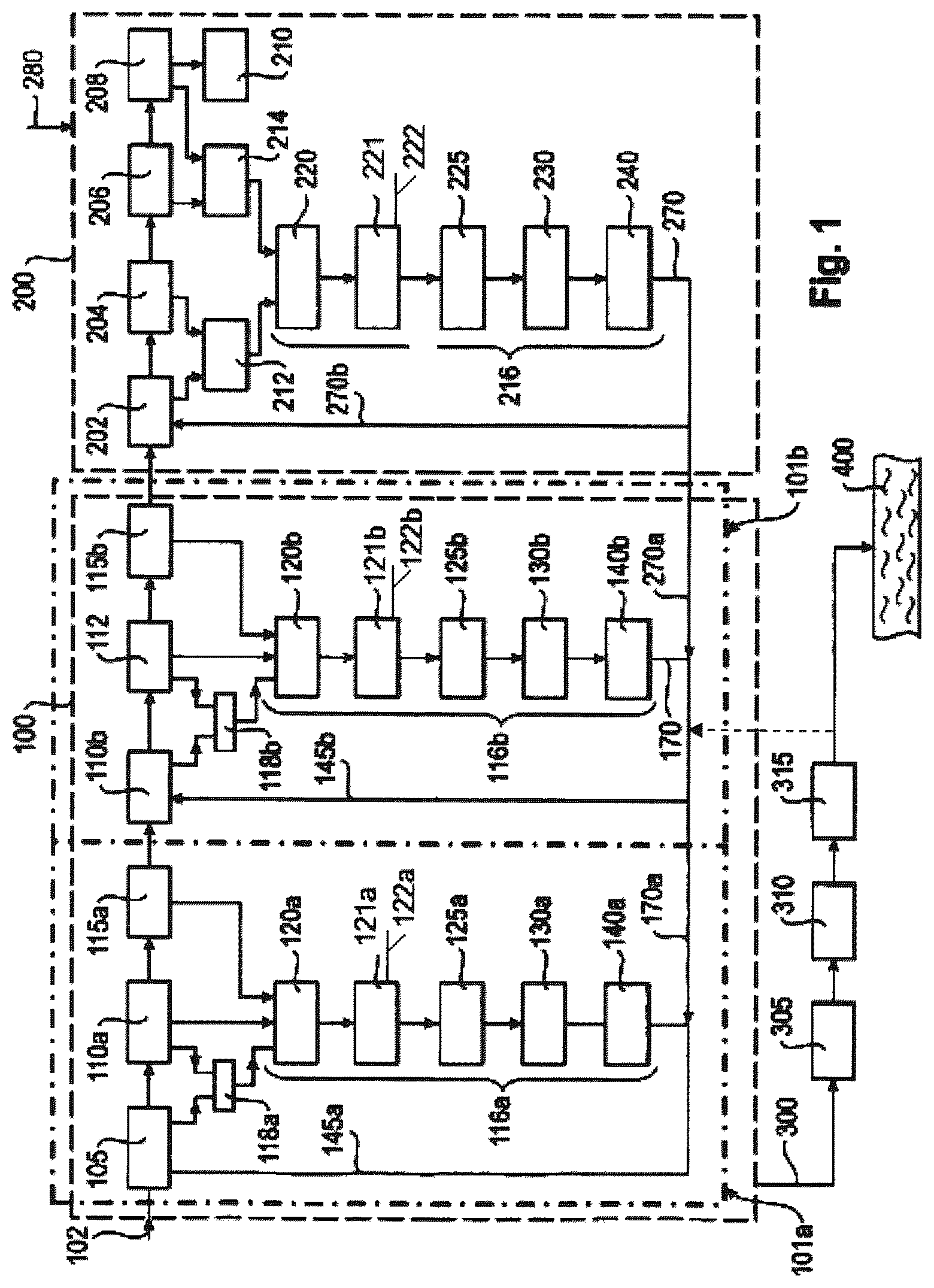 Patent US12365613 — Method for cleaning process water circulated in a paper recycling system using enzymes — Figure 1