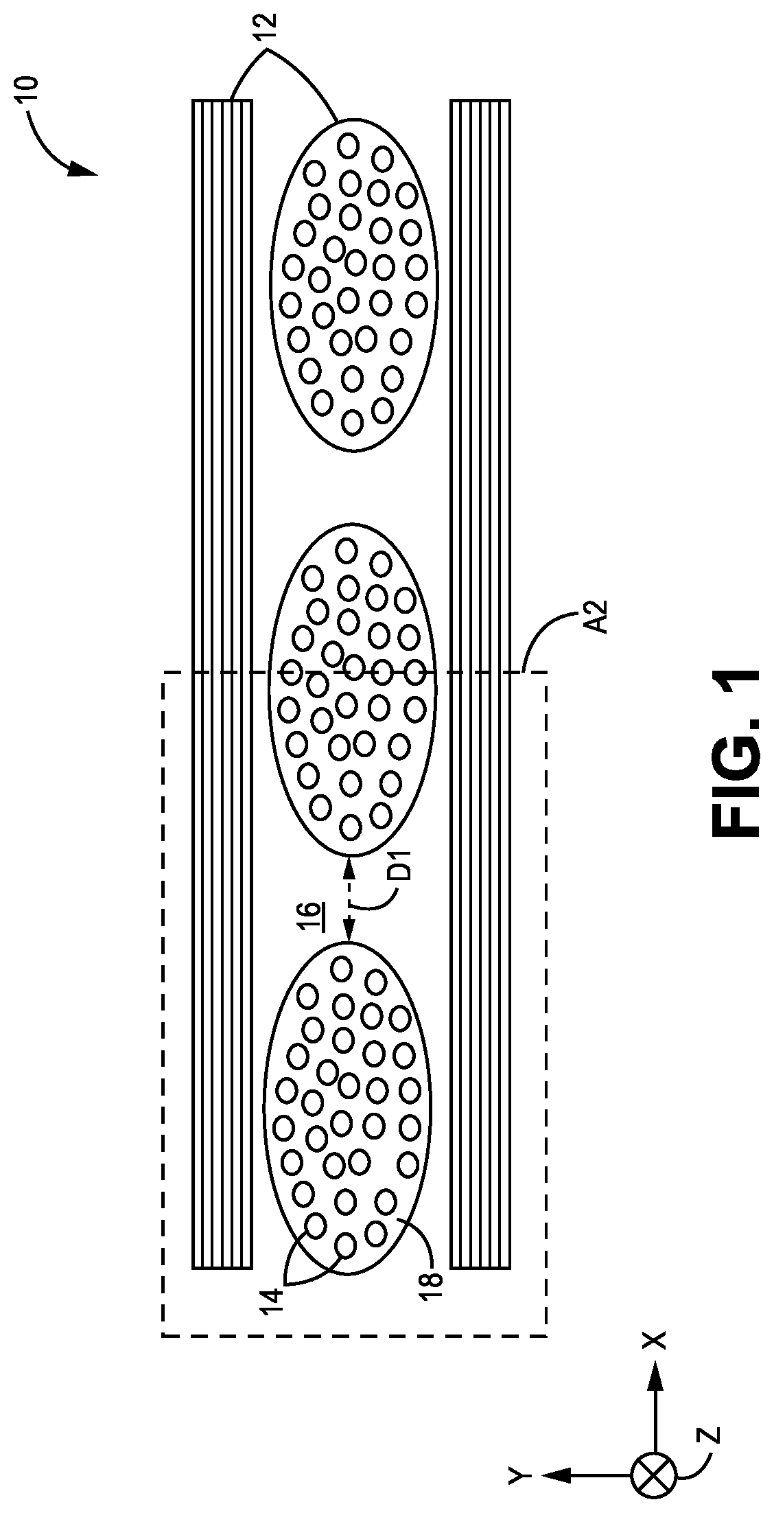Patent US12365632 — Superabsorbent polymer filament sizing for CMC applications — Figure 1