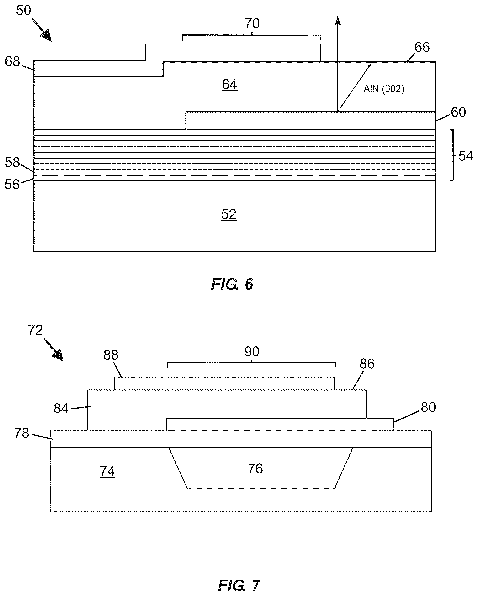 Patent US12365979 Figure 6 – Piezoelectric bulk layers with tilted c-axis orientation and methods for making the same