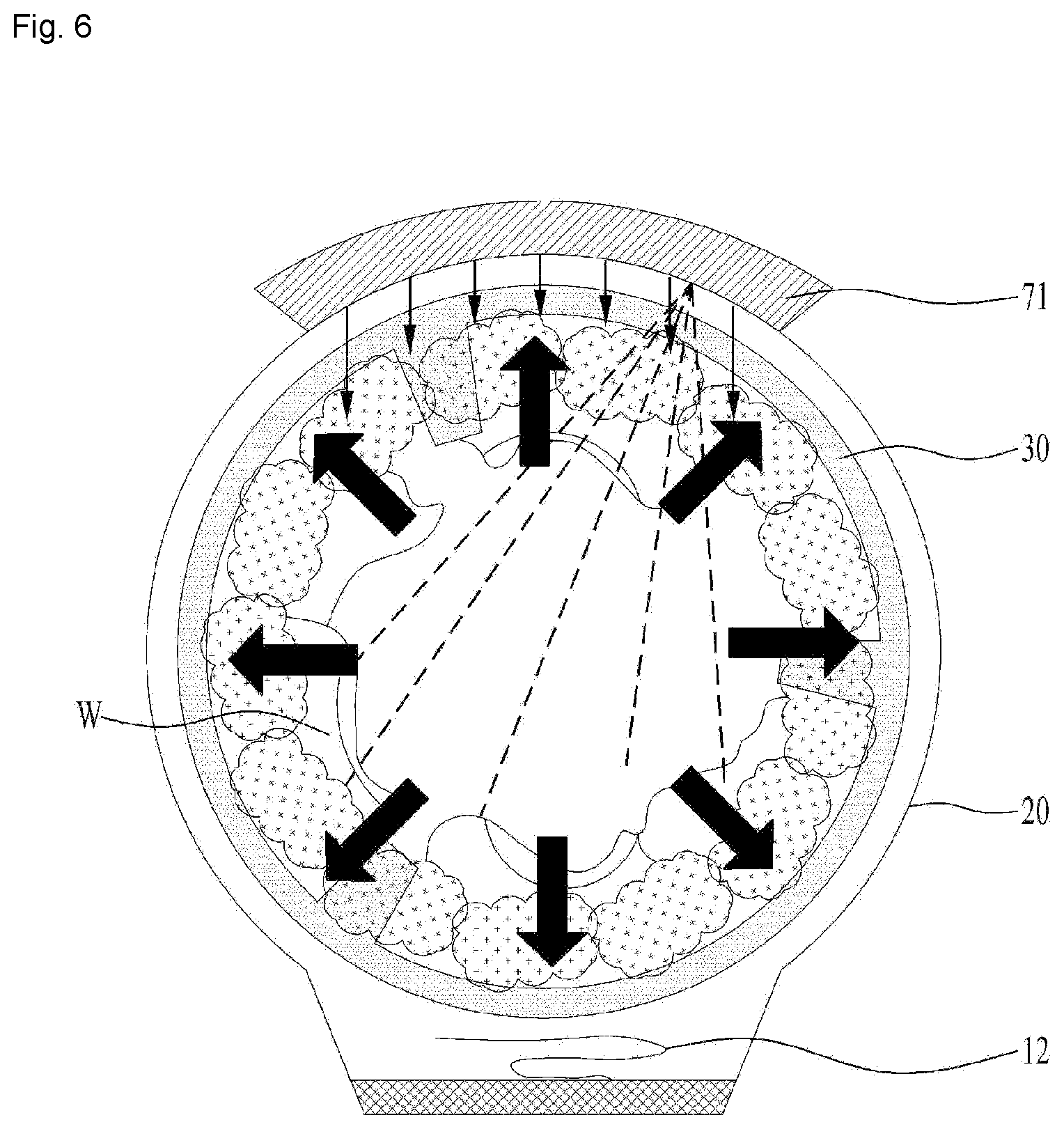 Patent US12366025 Figure 6 – Laundry treating apparatus