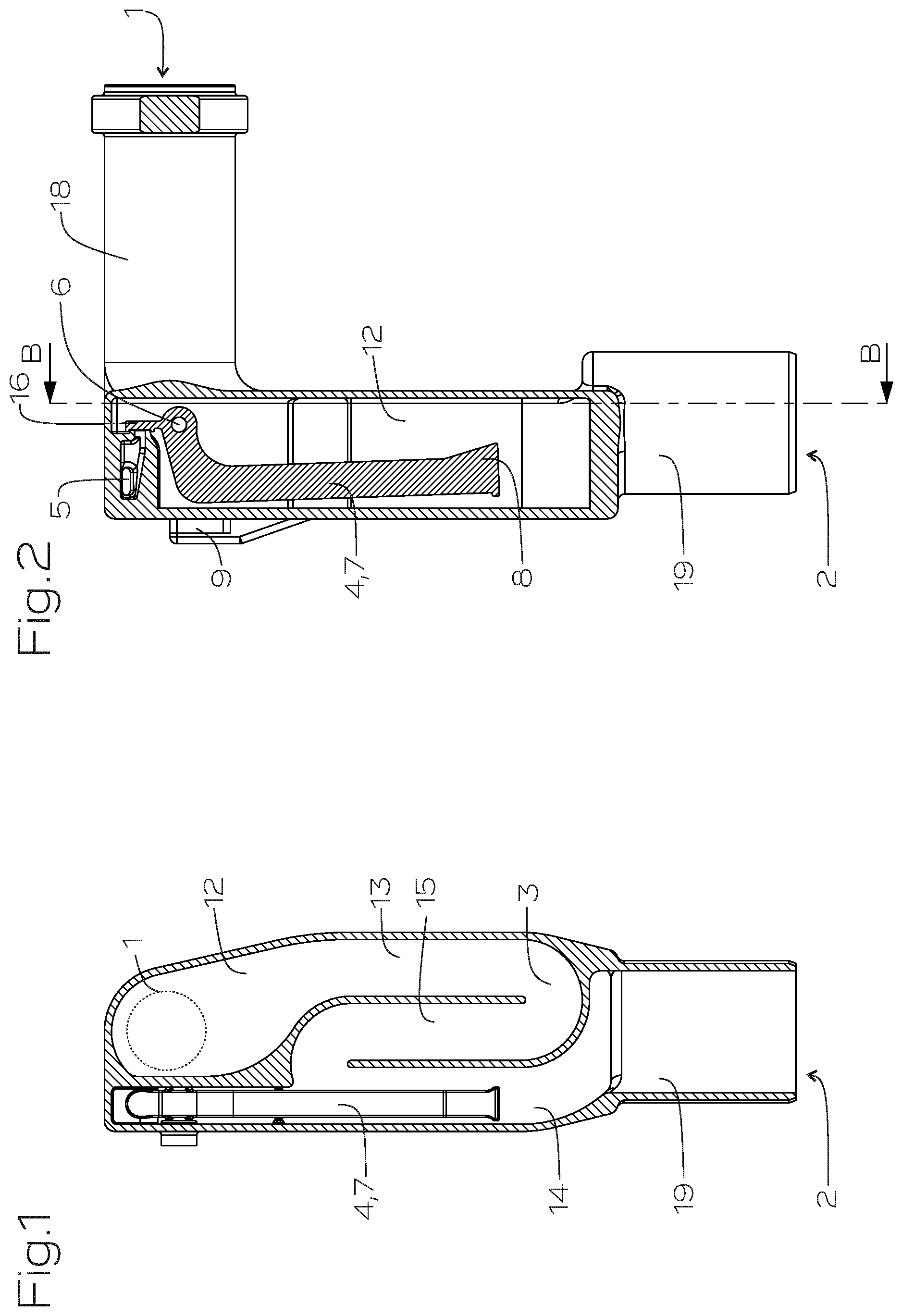 Patent US12366060 — Drain device — Figure 1