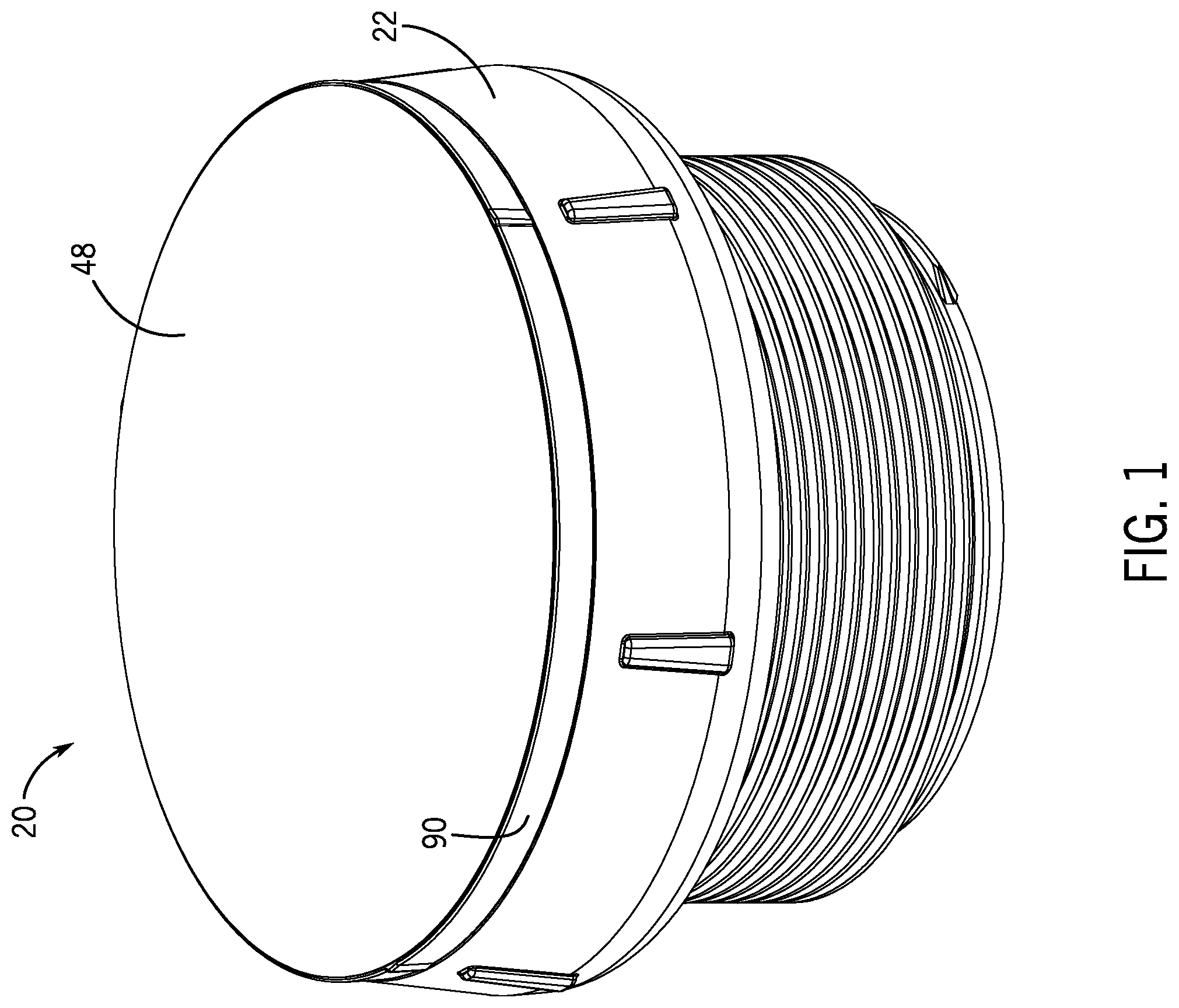 Patent US12366063 — Cover assembly and methods — Figure 1