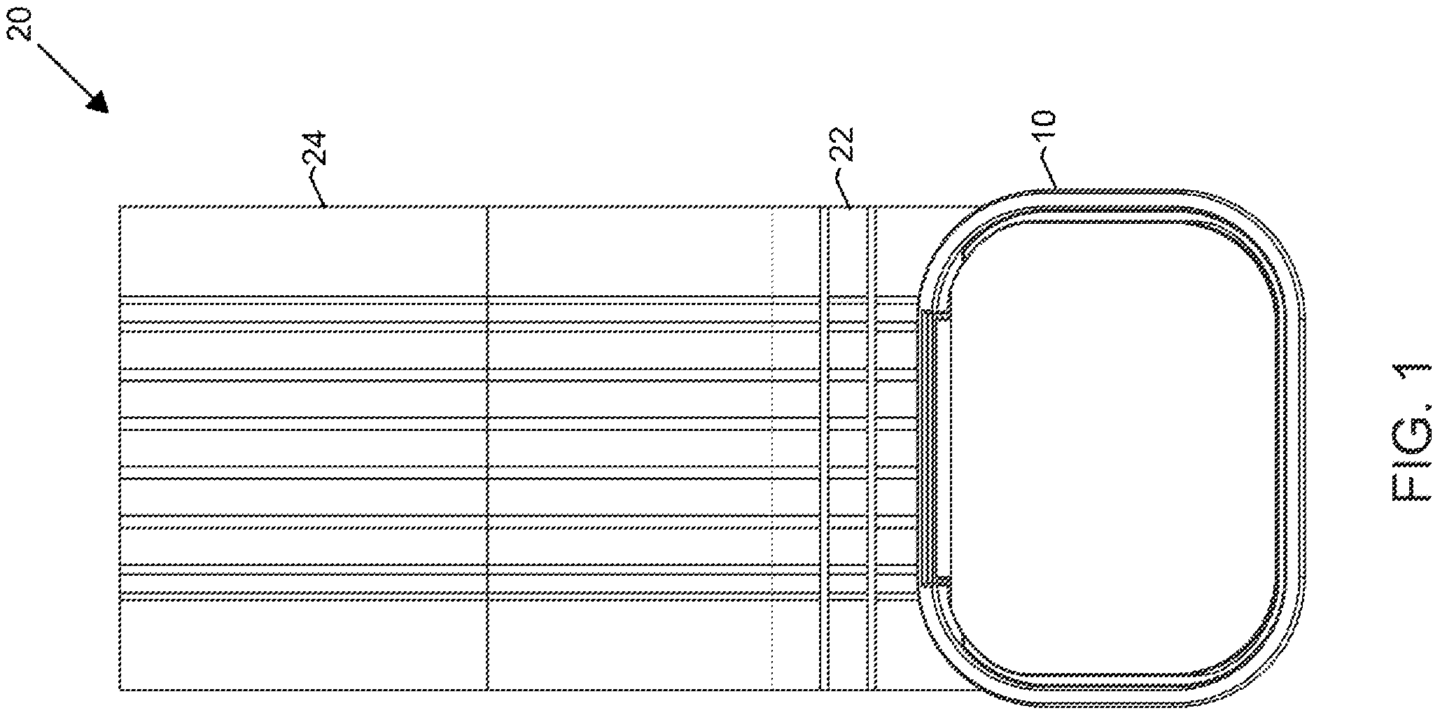 Patent US12366070 — Cover for circular-profile downspouts having protection from animal/insect intrusion and damage/debris accumulation — Figure 1