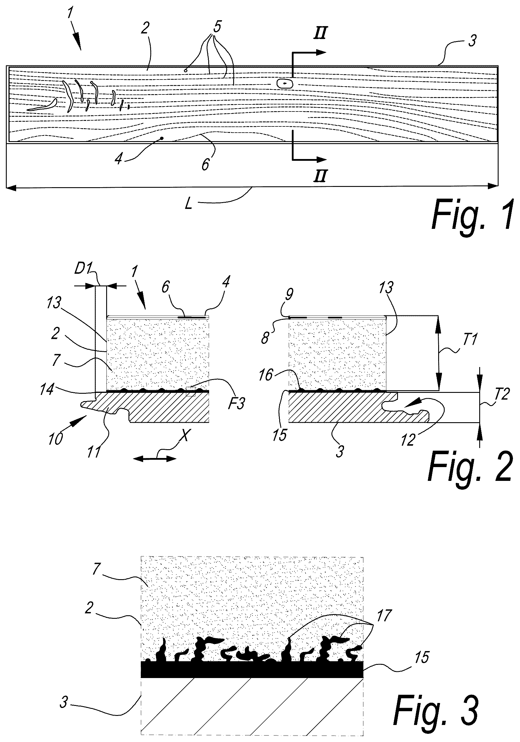 Patent US12366074 — Floor element for forming a floor covering, a floor covering, and a method for manufacturing a floor element — Figure 1