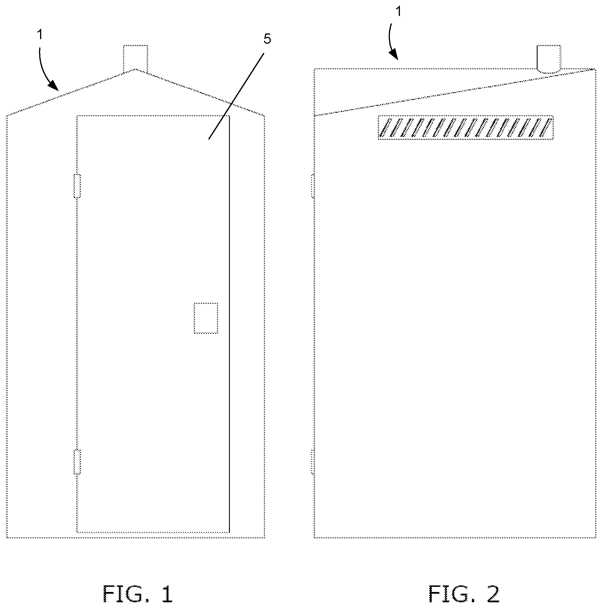 Patent US12366079 — Triangular shaped portable toilet — Figure 1