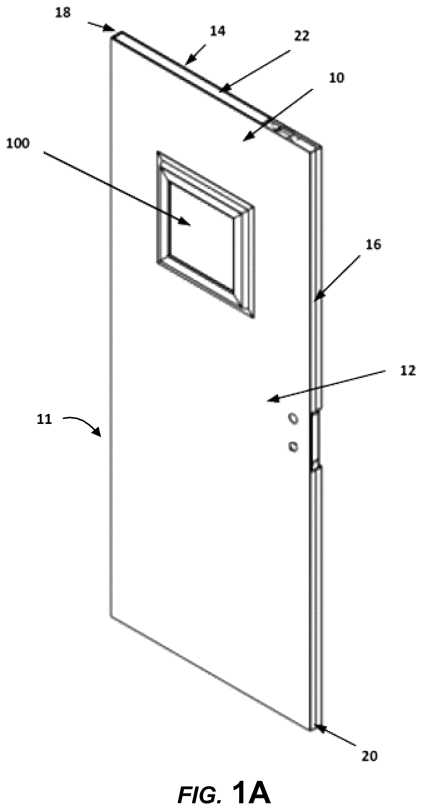 Patent US12366107 — Vision light system for barrier systems — Figure 1