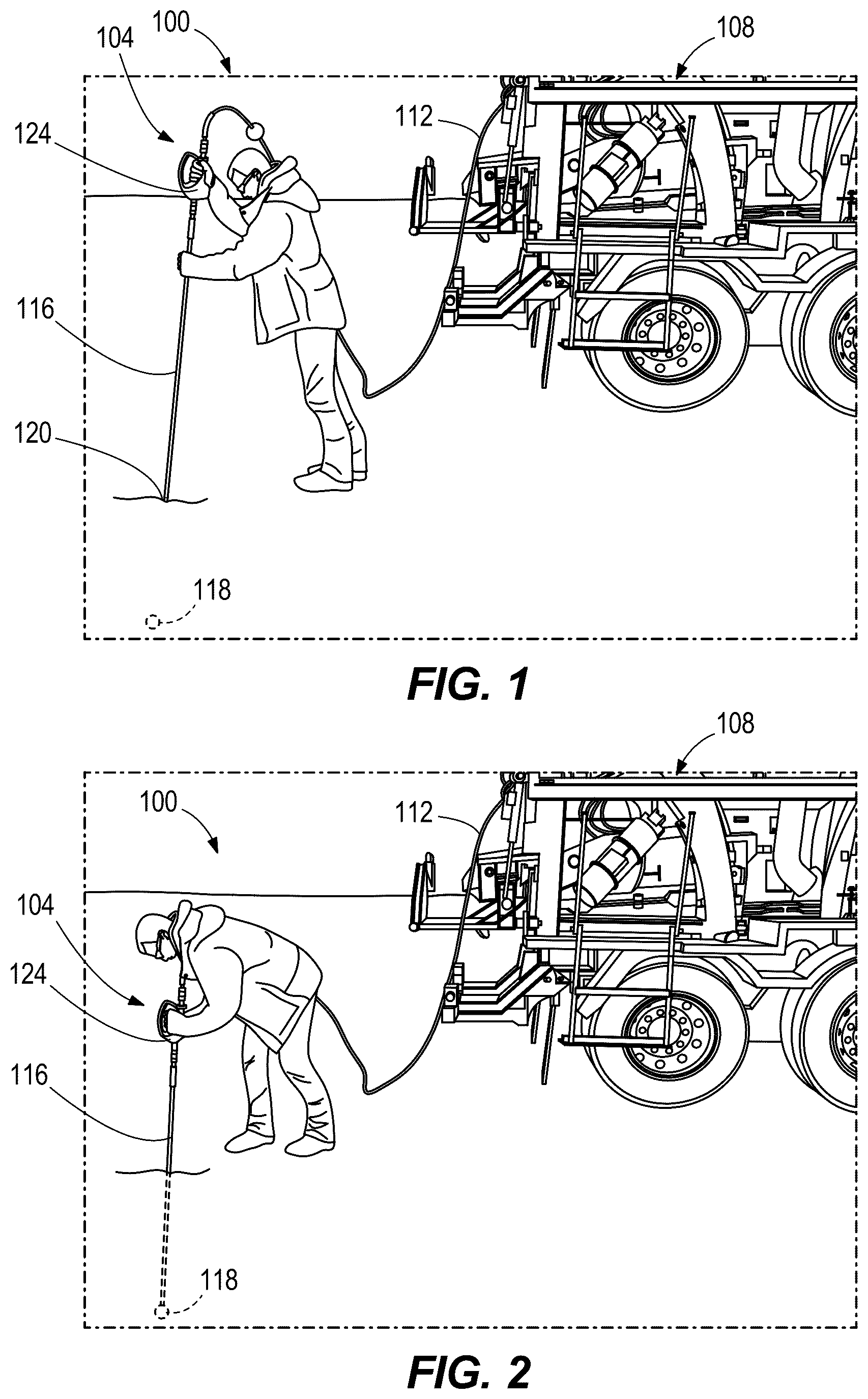 Patent US12366120 — Handheld water drill and method — Figure 1