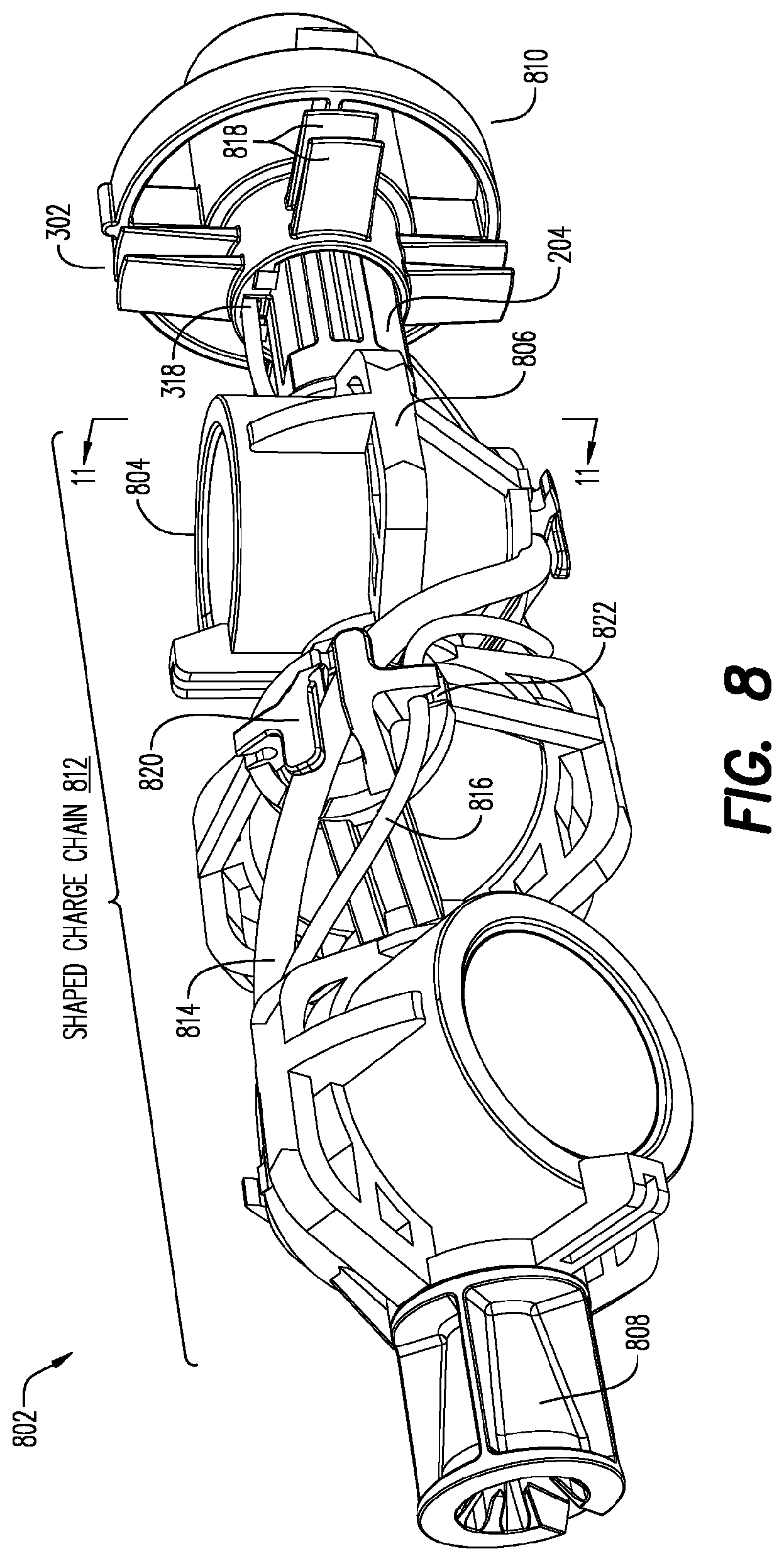 Patent US12366142 Figure 9 – Modular perforating gun system