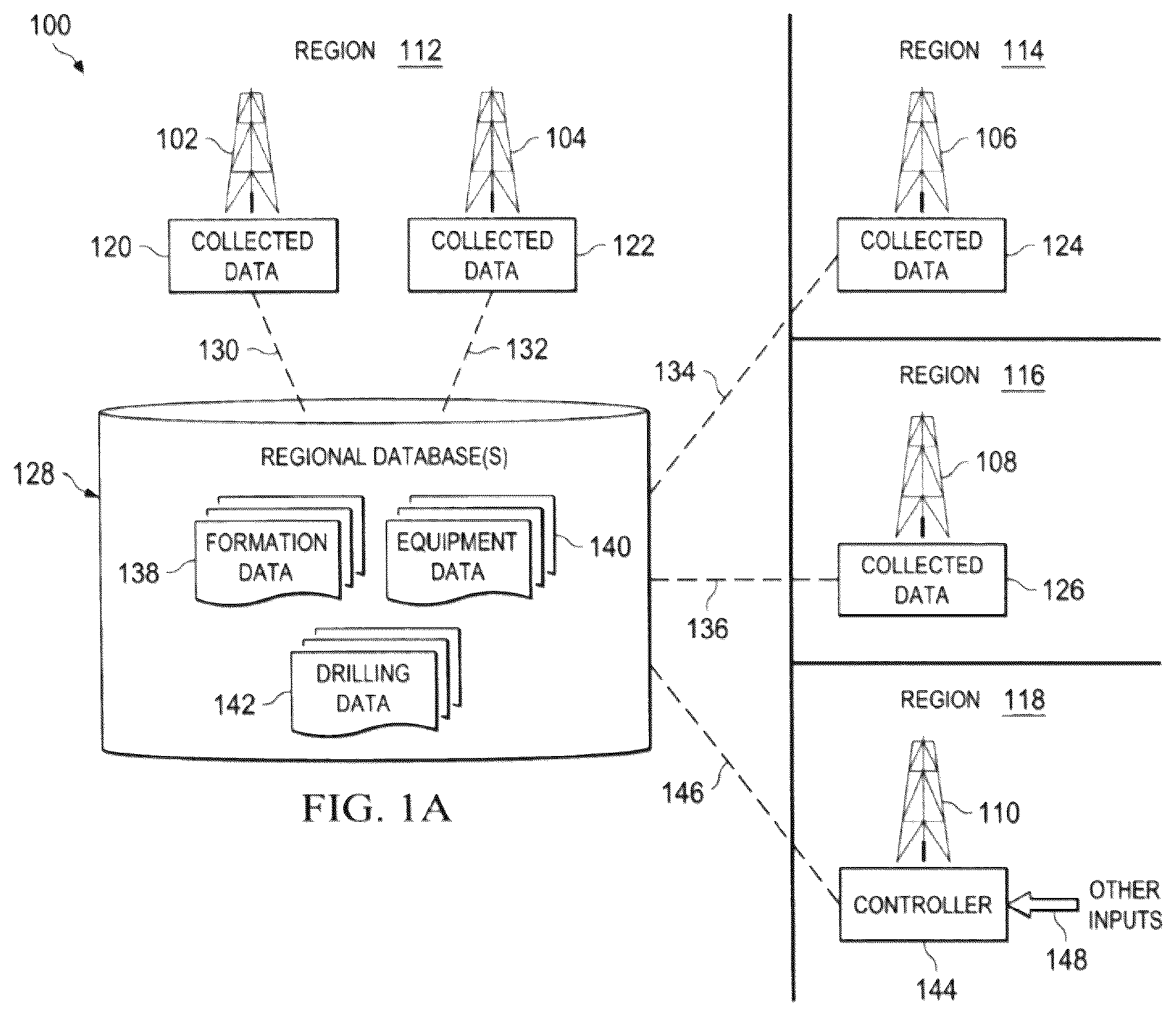 Patent US12366156 Figure 1 – Apparatus and methods for controlling drilling
