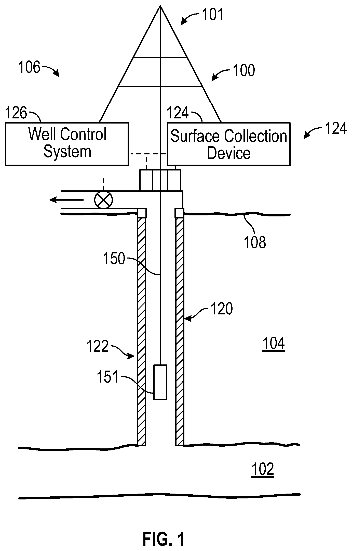 Patent US12366160 — System and method for streaming high frequency data to surface while drilling — Figure 1