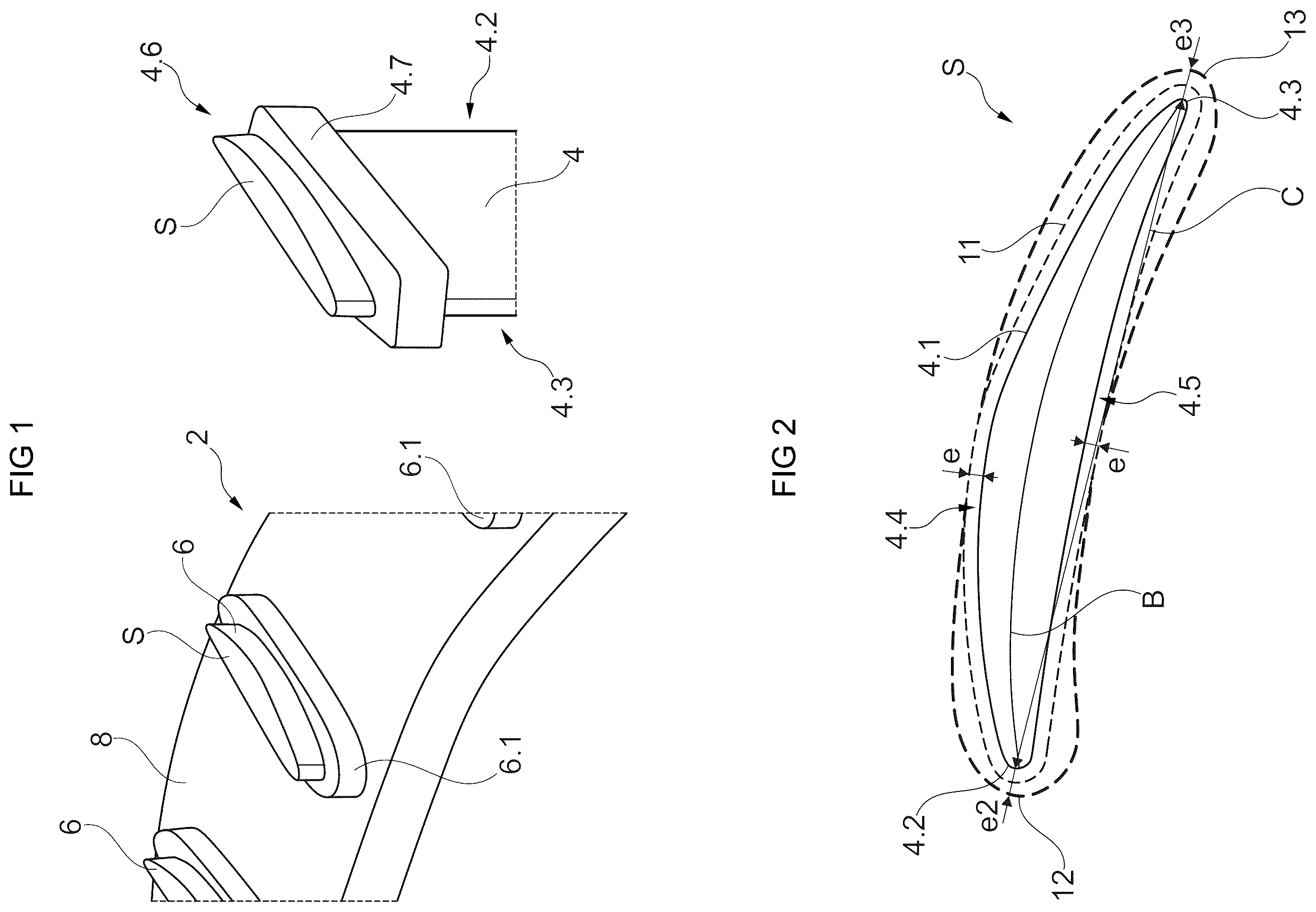 Patent US12366164 — Method for sizing stubs optimized for orbital welding of blades on a turbomachine rotor — Figure 1