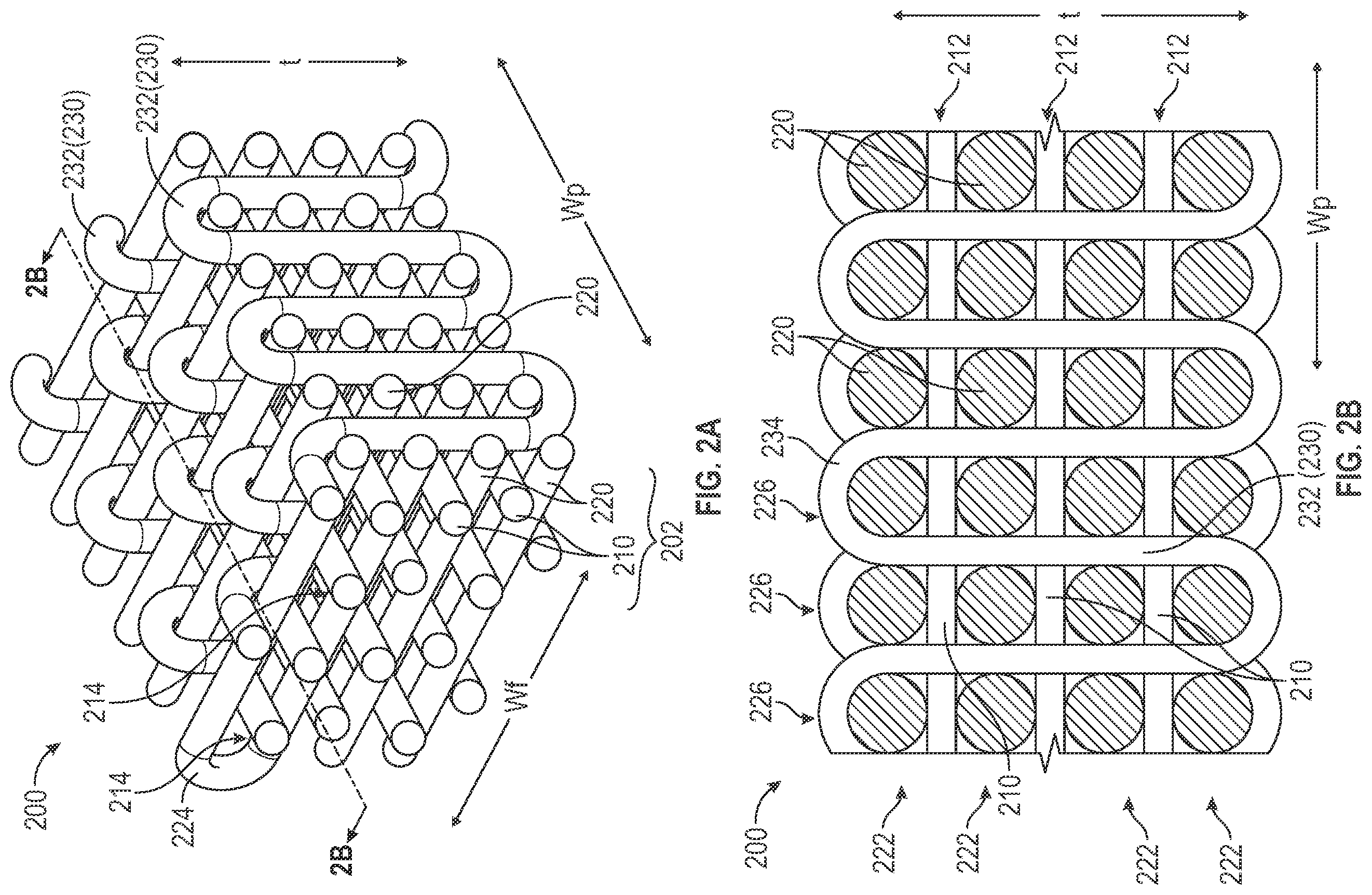 Patent US12366175 Figure 2 – Composite structure for a turbine engine